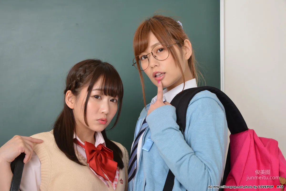 [LOVEPOP] 紺野ひかる&篠宮ゆり Photoset 01 寫真集 6