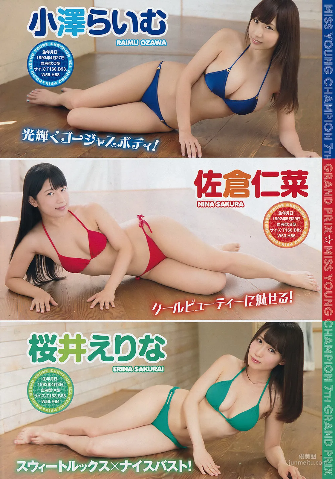[Young Champion] Saemi Shinohara 2016 No.20 Photo Magazine photo 3