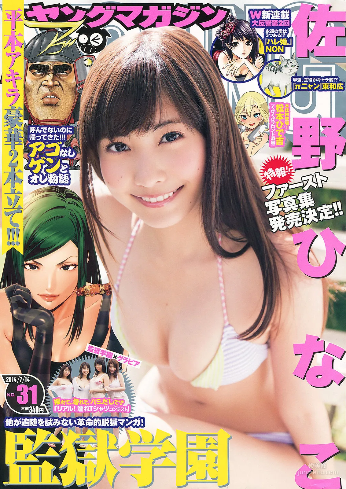 [Young Magazine] Hinako Sano 2014 No.31 Photo Magazine photo 1