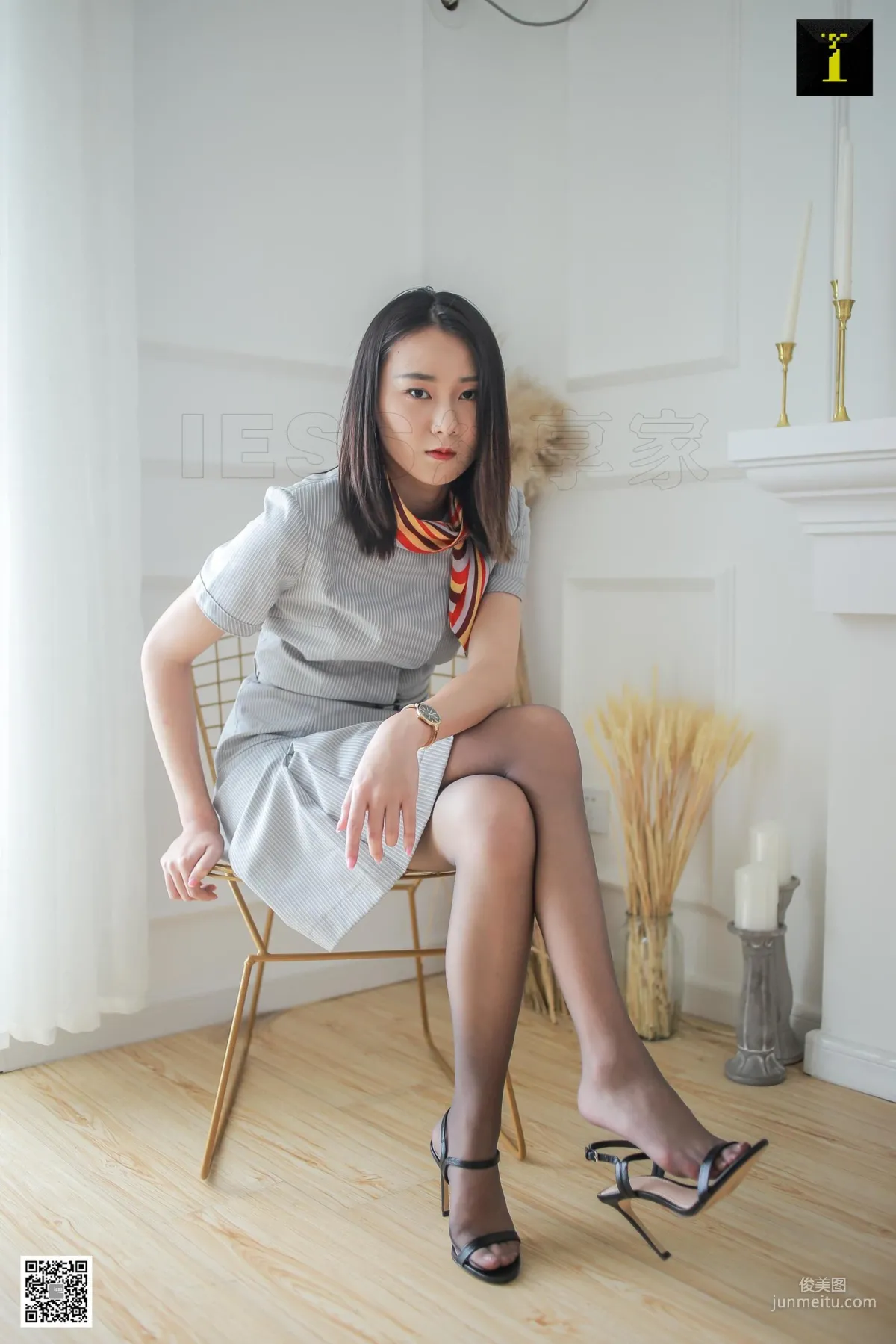Xiao Shan "The Flight Attendant's Afternoon" [One Thousand and One Nights] Stockings and Legs Photo Set photo 74