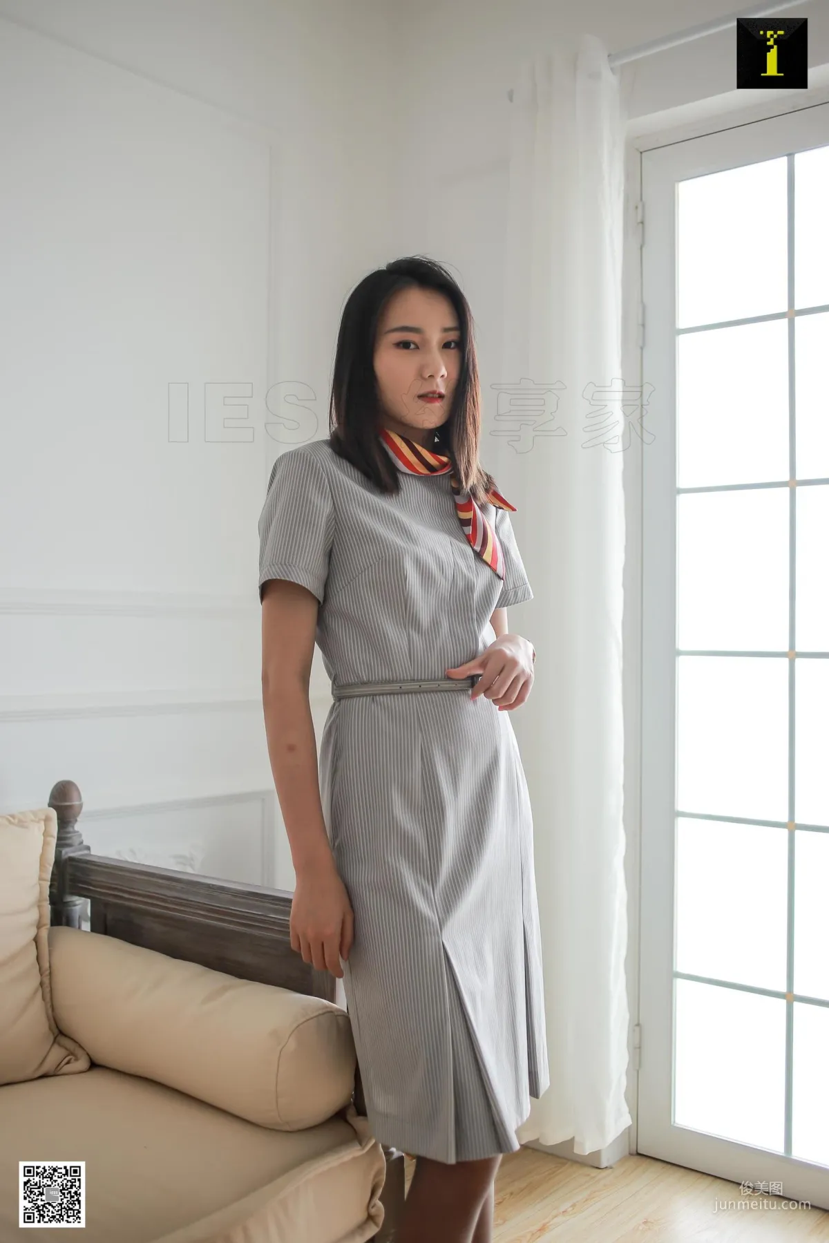 Xiao Shan "The Flight Attendant's Afternoon" [One Thousand and One Nights] Stockings and Legs Photo Set photo 8