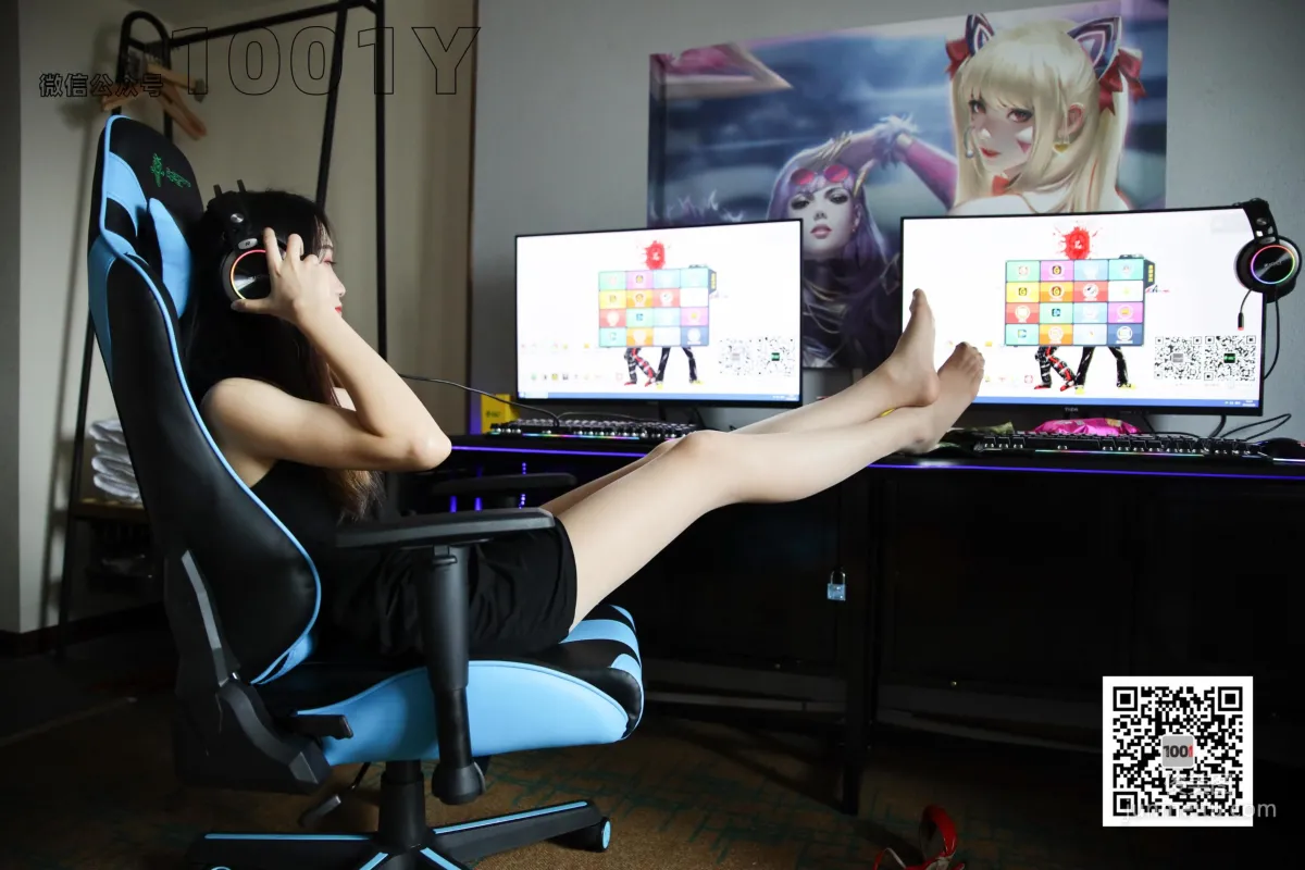 Tui Tui, Internet Addicted Girl 1 [One Thousand and One Nights] Stockings and Beautiful Legs Photo Set photo 30
