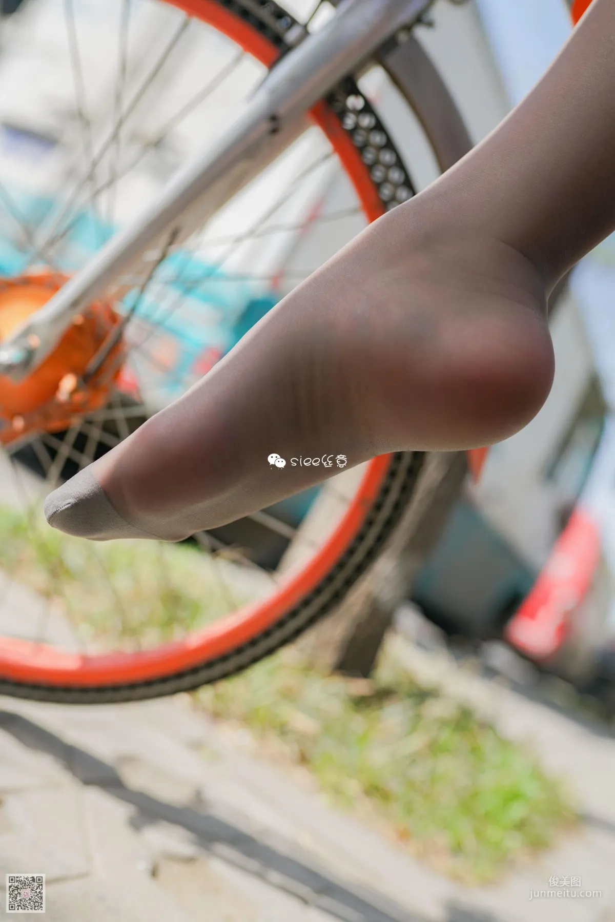 Weiwei Xuejie Stockings on a Bicycle [SIEE] No.273 Photo Set photo 29