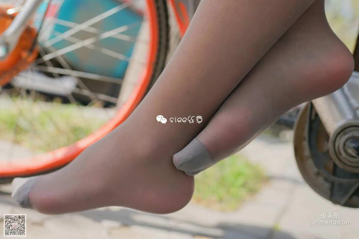 Weiwei Xuejie Stockings on a Bicycle [SIEE] No.273 Photo Set photo 24