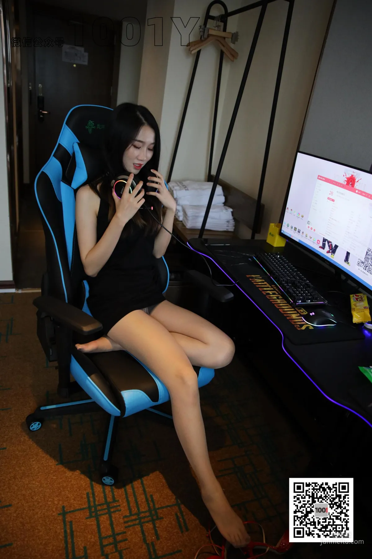 Tui Tui, Internet Addicted Girl 1 [One Thousand and One Nights] Stockings and Beautiful Legs Photo Set photo 74