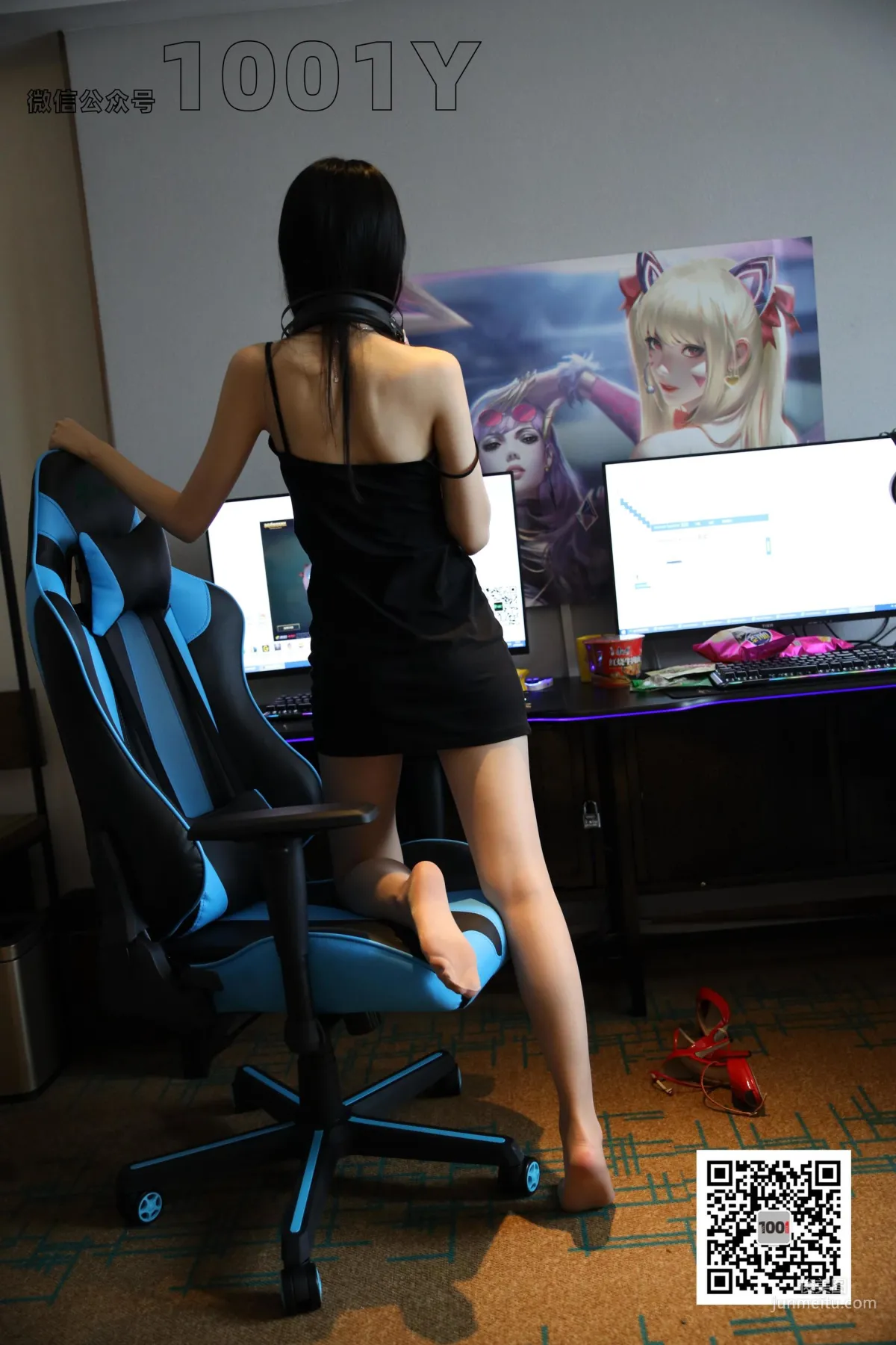 Tui Tui, Internet Addicted Girl 1 [One Thousand and One Nights] Stockings and Beautiful Legs Photo Set photo 58