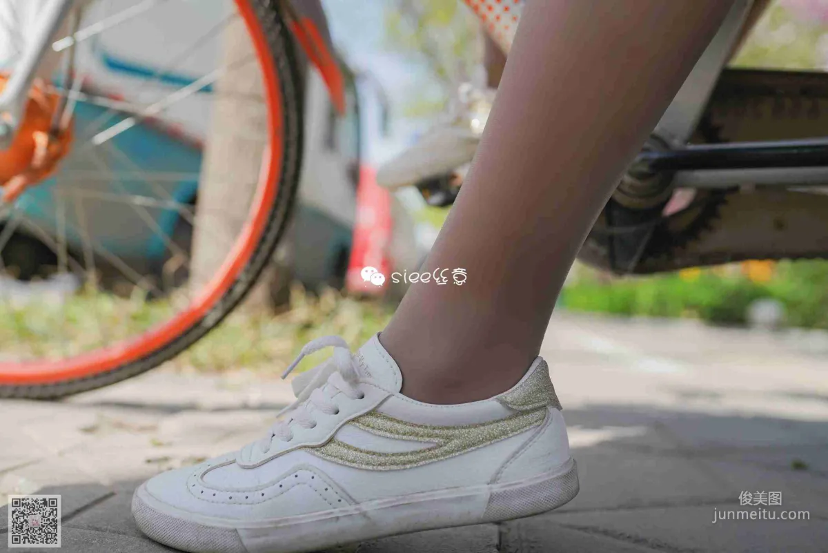 Weiwei Xuejie Stockings on a Bicycle [SIEE] No.273 Photo Set photo 11