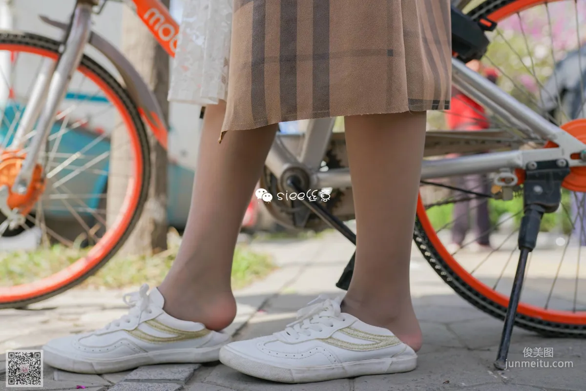 Weiwei Xuejie Stockings on a Bicycle [SIEE] No.273 Photo Set photo 32