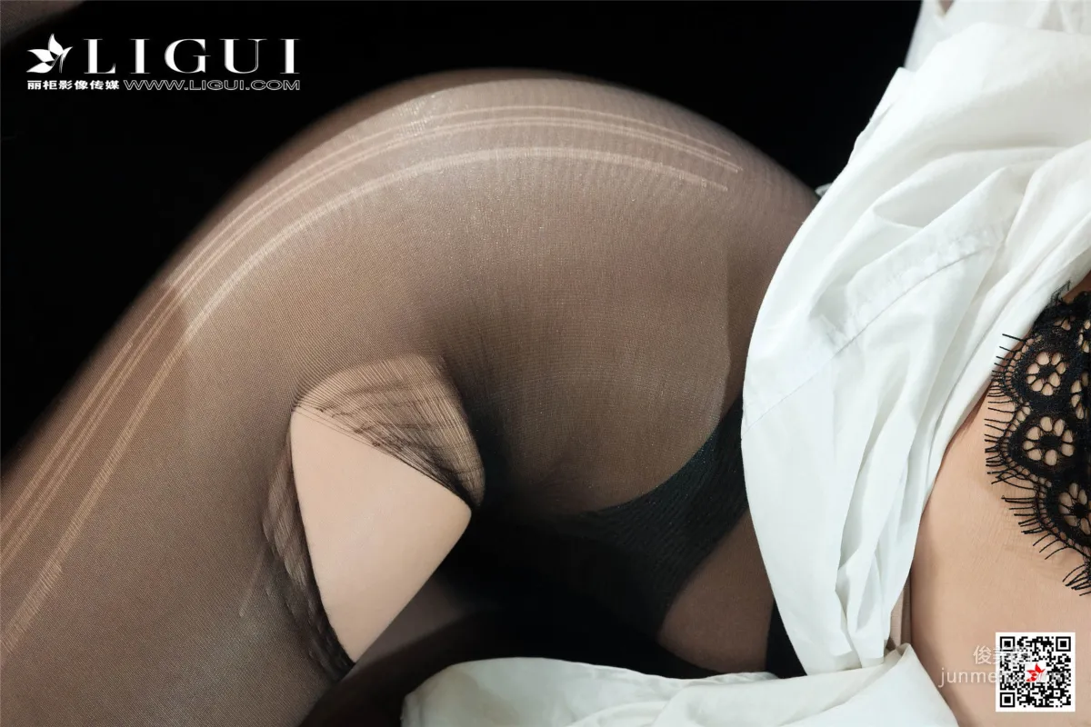 Liang Er, Black Stockings and Rope Art Body Photography [Ligui] Photo Set photo 33