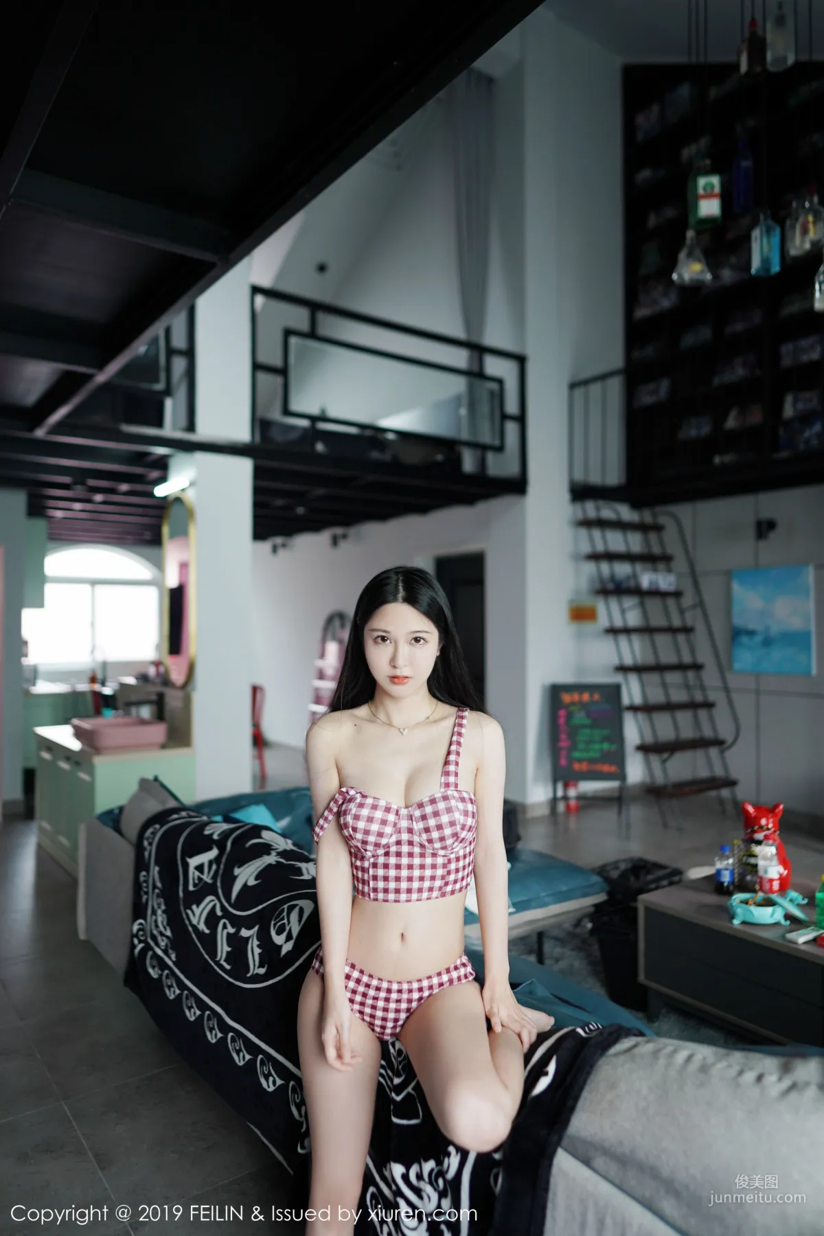 luna Zhang Jingyan, Slim Figure and Delicate Posture [FeiLin] VOL.207 Photo Set photo 28