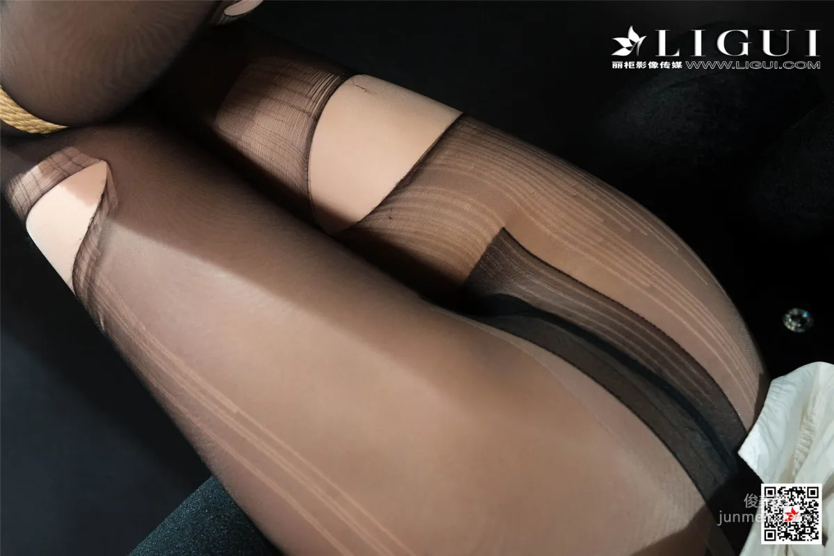 Liang Er, Black Stockings and Rope Art Body Photography [Ligui] Photo Set photo 56
