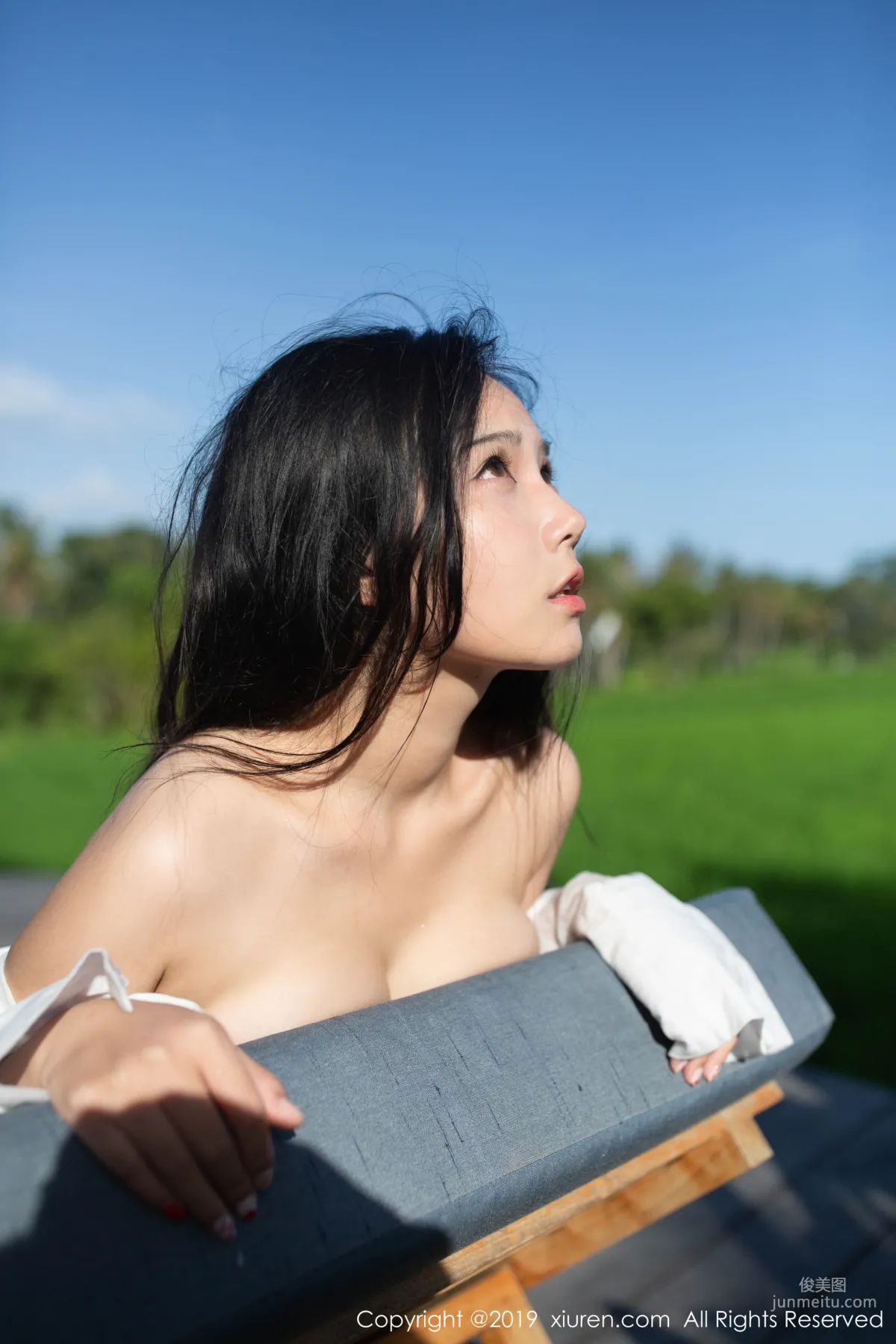 Xu Weiwei mia White Shirt Wet Body Series [XiuRen] No.1634 Photo Set photo 4
