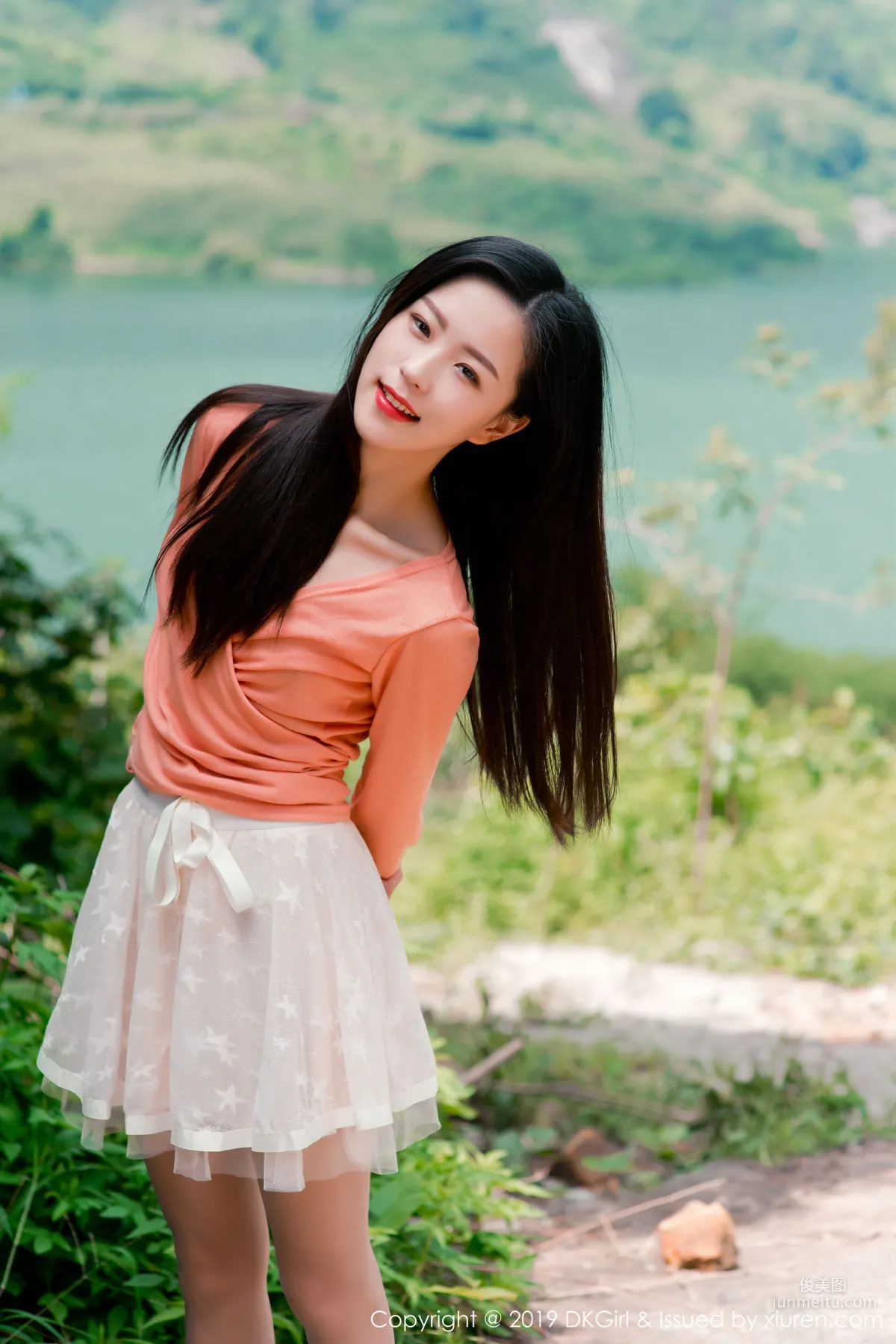 Xiao Ziyi Alice Bold Stockings Outdoor Shoot [DKGirl] Vol.114 Photo Set photo 10
