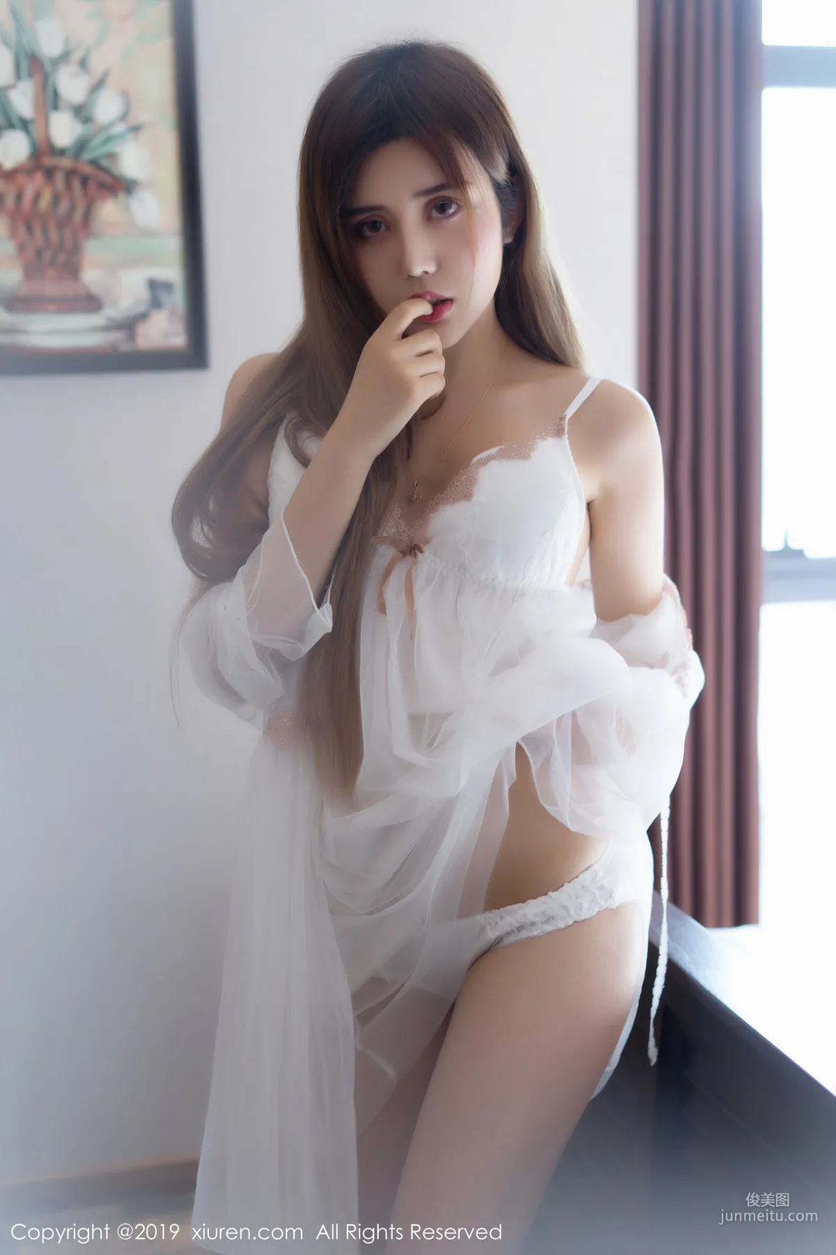 Cris Zhuo Yaqi, White Private Lingerie Temptation [XiuRen] No.1627 Photo Set photo 5