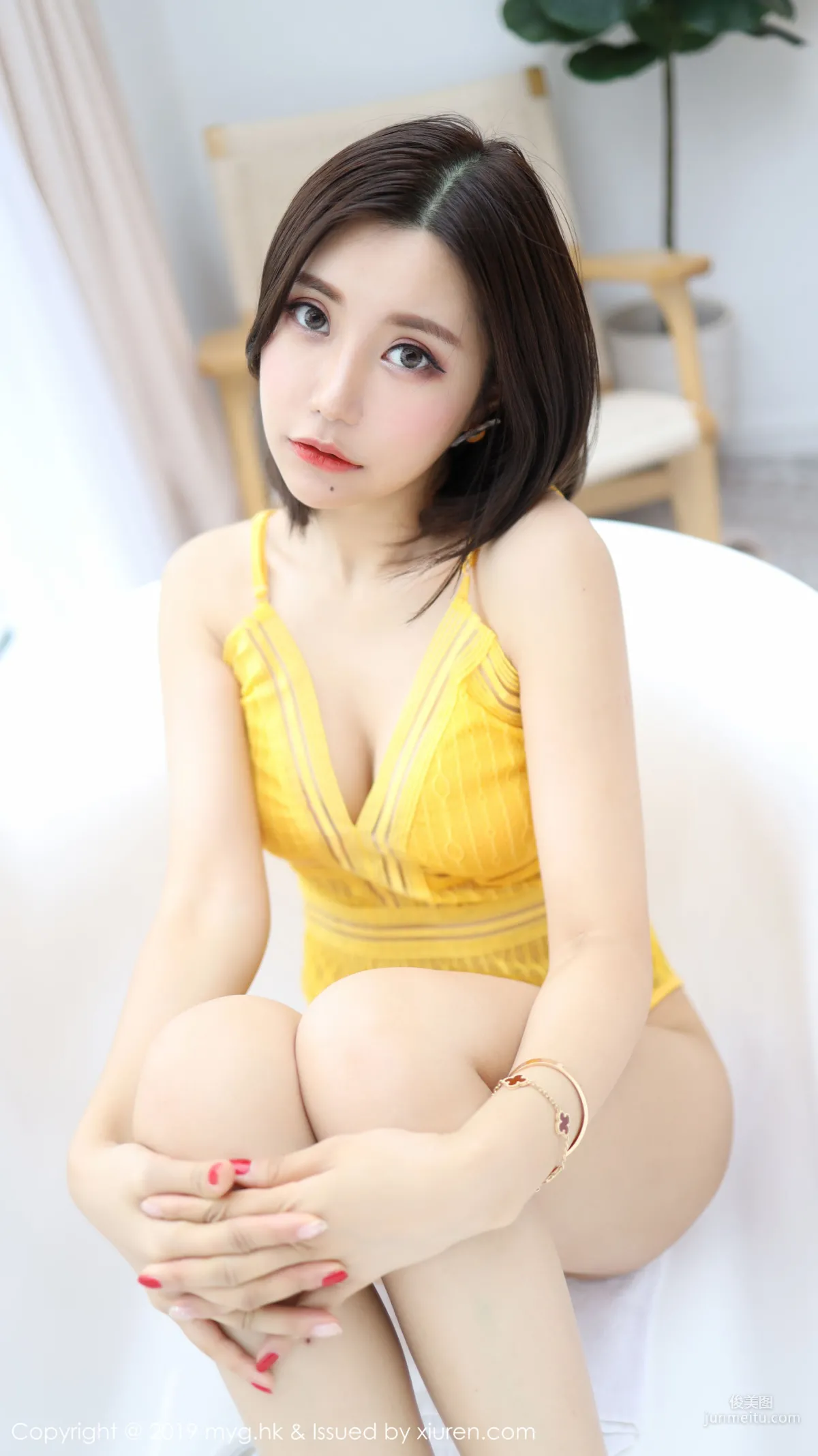 Qi Lijia, Hot Lingerie and Sexy Chain Series [MyGirl] Vol.380 Photo Set photo 45