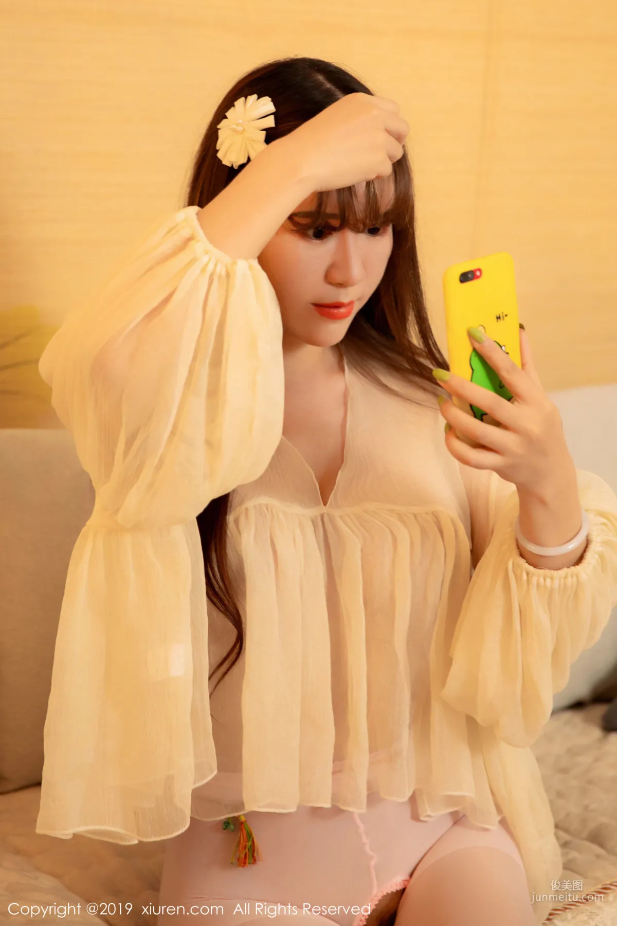 Wang Zilin, Full Bust and Plump Buttocks Under Gorgeous Kimono, [XiuRen] No.1647 Photo Set photo 66