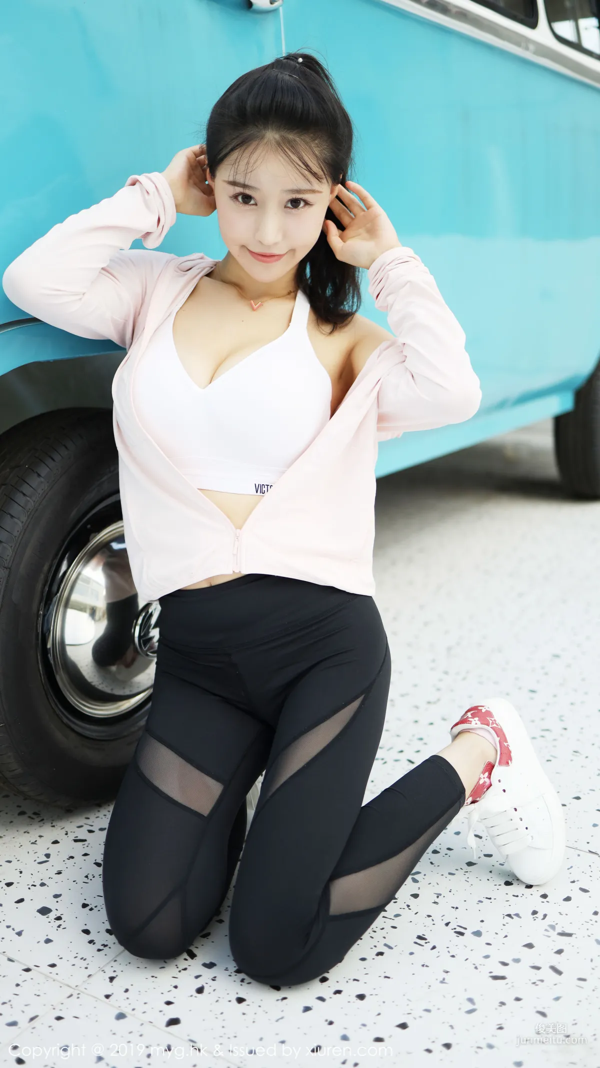 Flower Zhu Ke'er, Beautiful Curves Wrapped in Lace [MyGirl] Vol.387 Photo Set photo 26