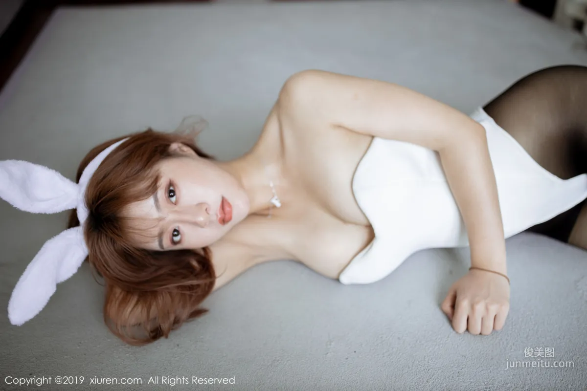 Nuomi NM, Modern Sexy Bunny Girl Black Stockings Uniform Temptation [XiuRen] No.1654 Photo Set photo 9