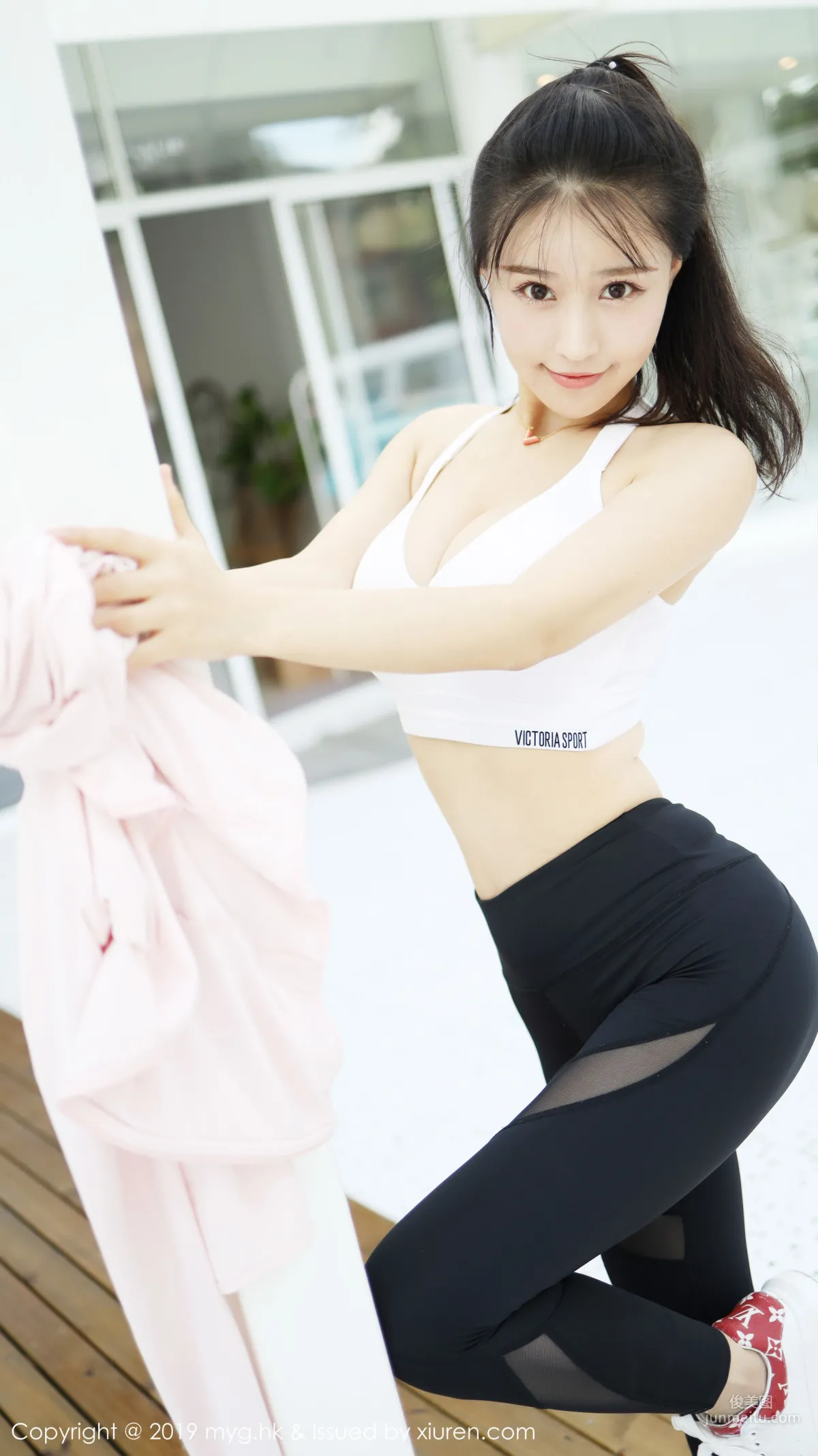 Flower Zhu Ke'er, Beautiful Curves Wrapped in Lace [MyGirl] Vol.387 Photo Set photo 43