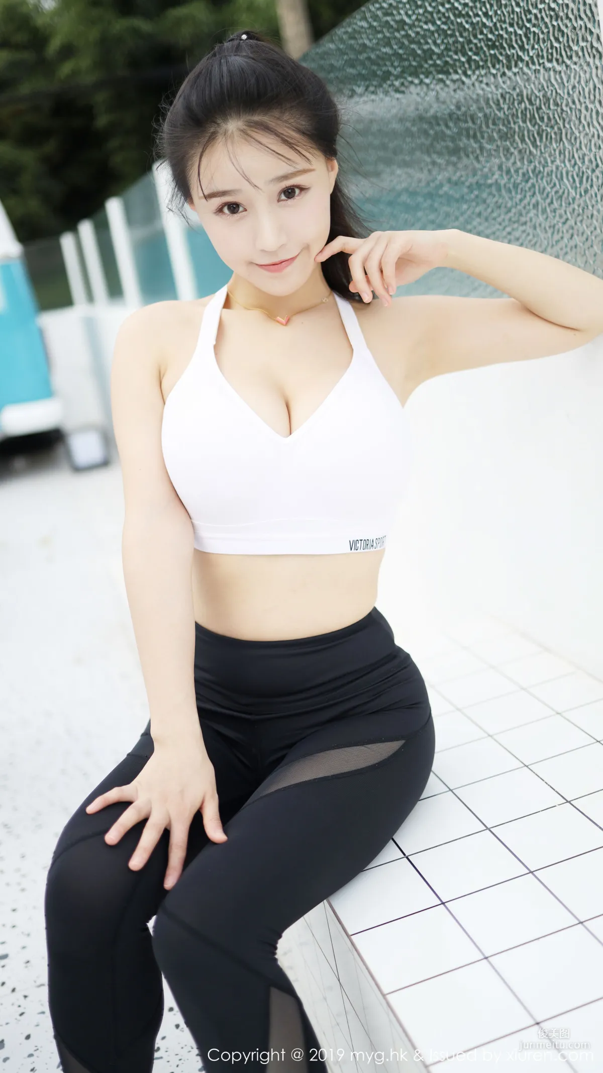 Flower Zhu Ke'er, Beautiful Curves Wrapped in Lace [MyGirl] Vol.387 Photo Set photo 38