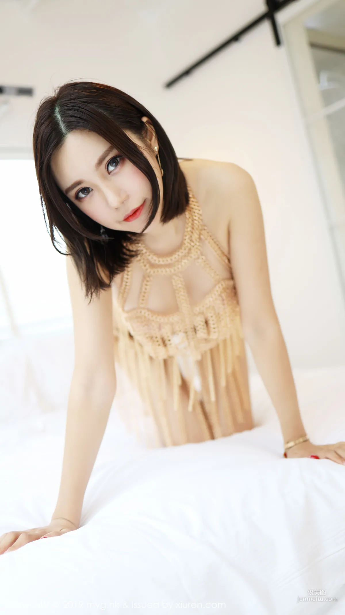 Qi Lijia, Hot Lingerie and Sexy Chain Series [MyGirl] Vol.380 Photo Set photo 63