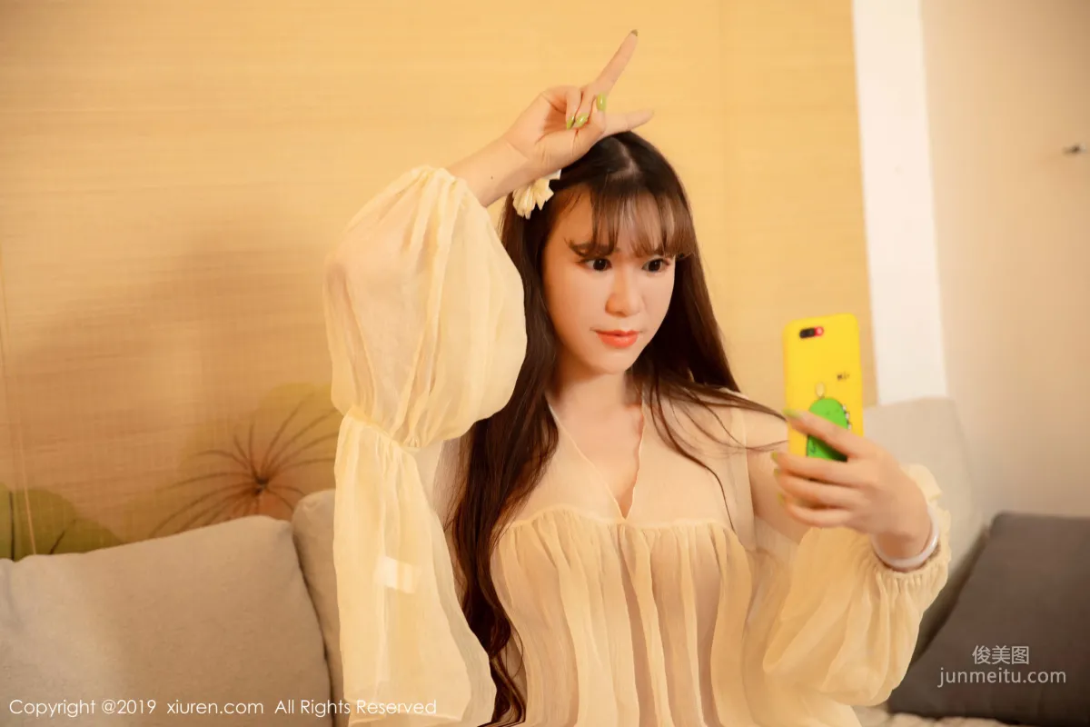 Wang Zilin, Full Bust and Plump Buttocks Under Gorgeous Kimono, [XiuRen] No.1647 Photo Set photo 68