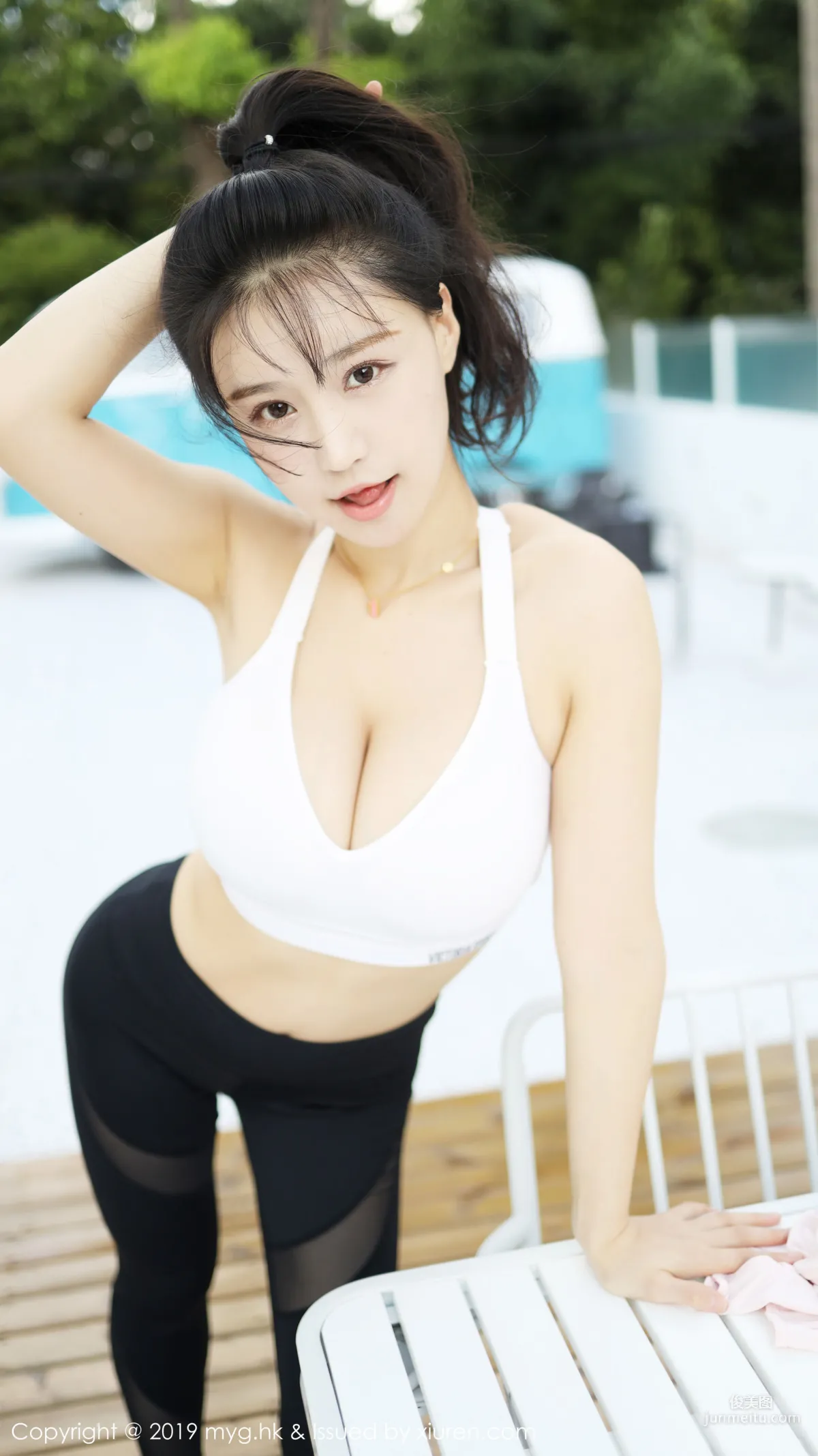 Flower Zhu Ke'er, Beautiful Curves Wrapped in Lace [MyGirl] Vol.387 Photo Set photo 50