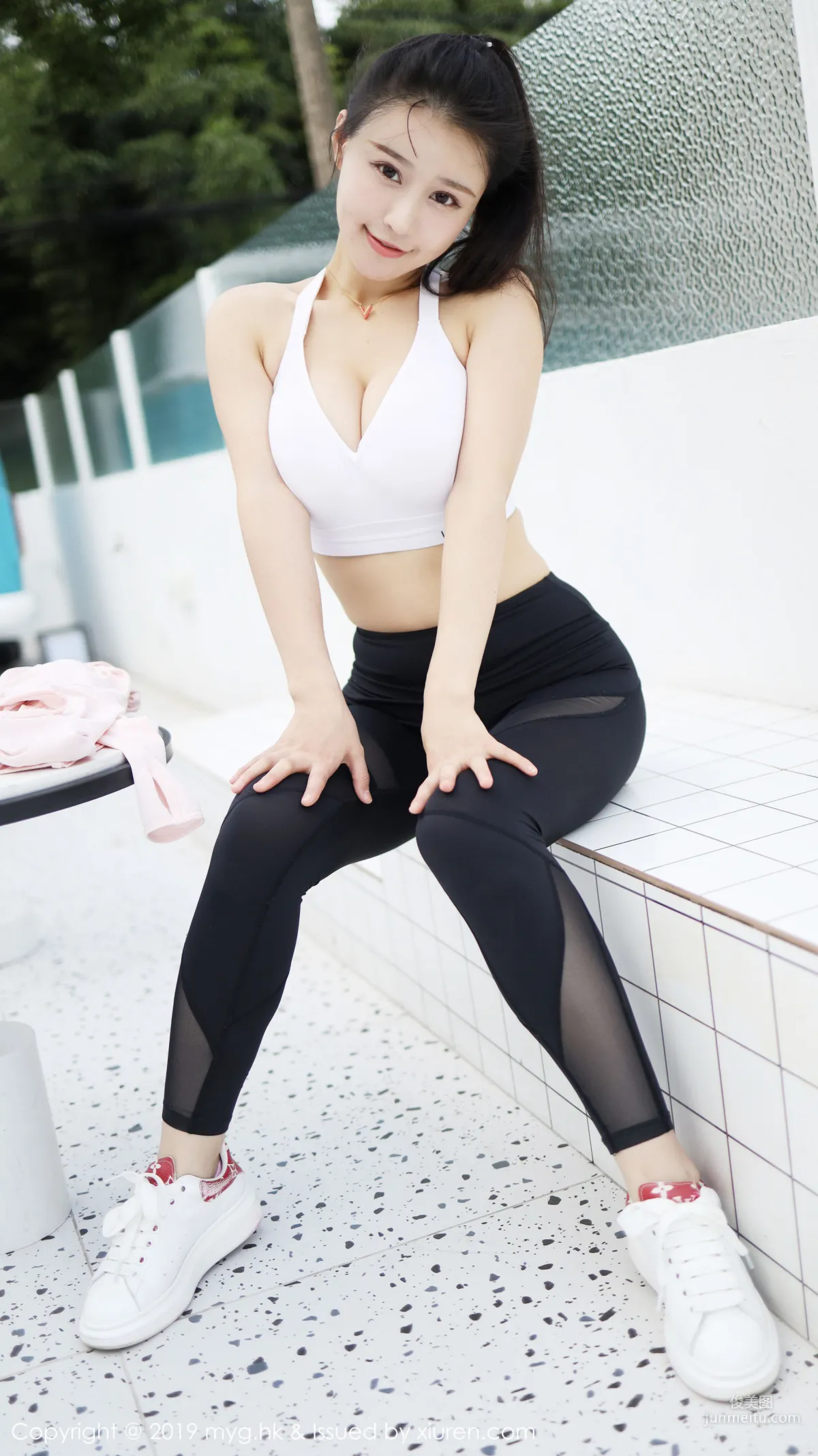 Flower Zhu Ke'er, Beautiful Curves Wrapped in Lace [MyGirl] Vol.387 Photo Set photo 42