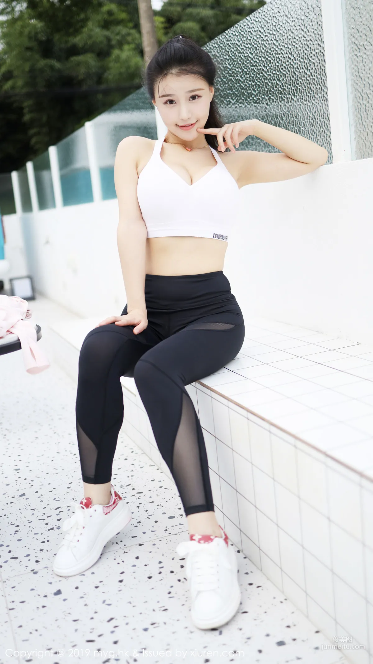 Flower Zhu Ke'er, Beautiful Curves Wrapped in Lace [MyGirl] Vol.387 Photo Set photo 37