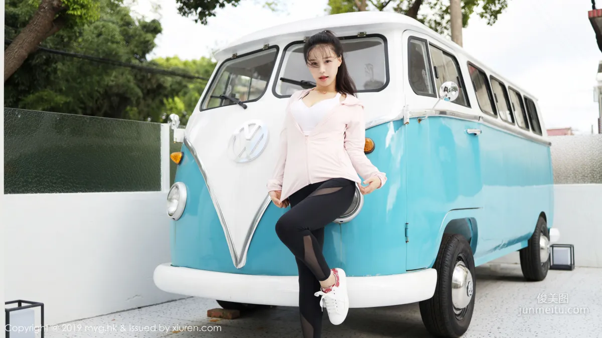 Flower Zhu Ke'er, Beautiful Curves Wrapped in Lace [MyGirl] Vol.387 Photo Set photo 13