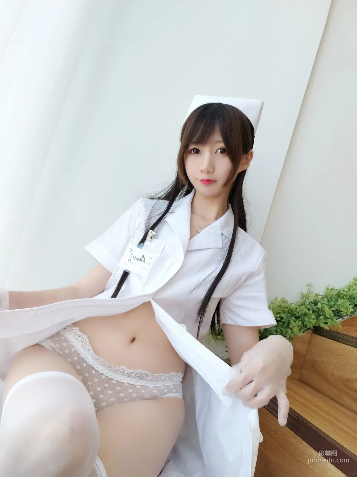 NAGISA Mo Wumiao Self-Shoot Series White Stockings Nurse [Cosplay Beauty] Photo Set photo 30
