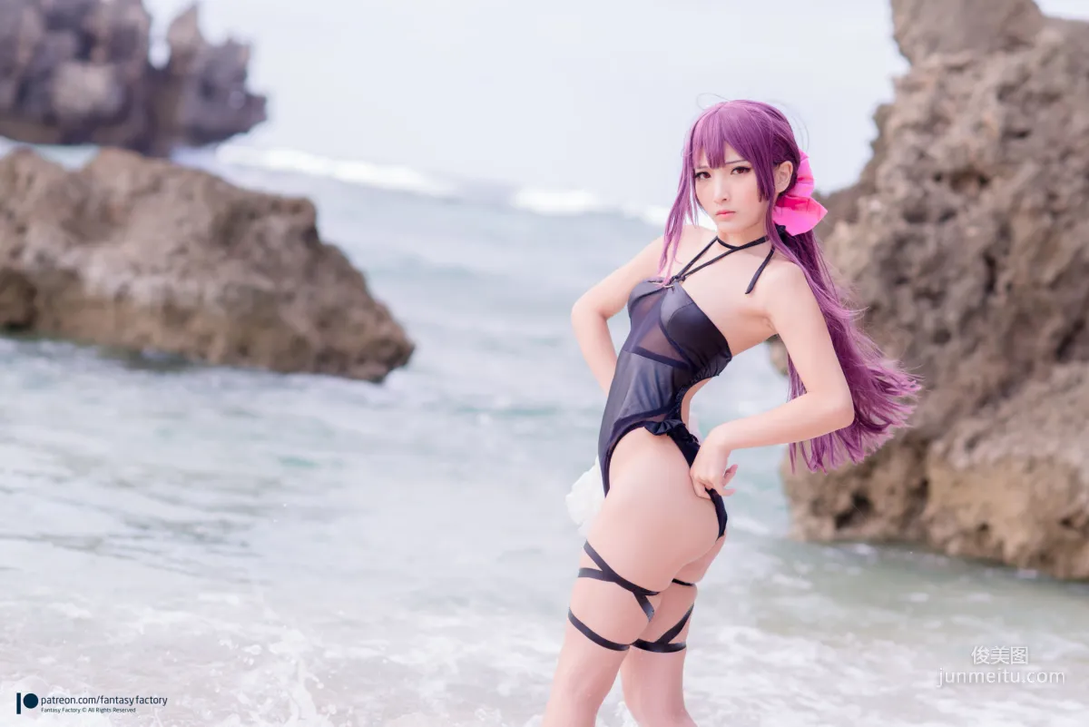 COSER小丁《海滩风情》 [Fantasy Factory] 写真集10
