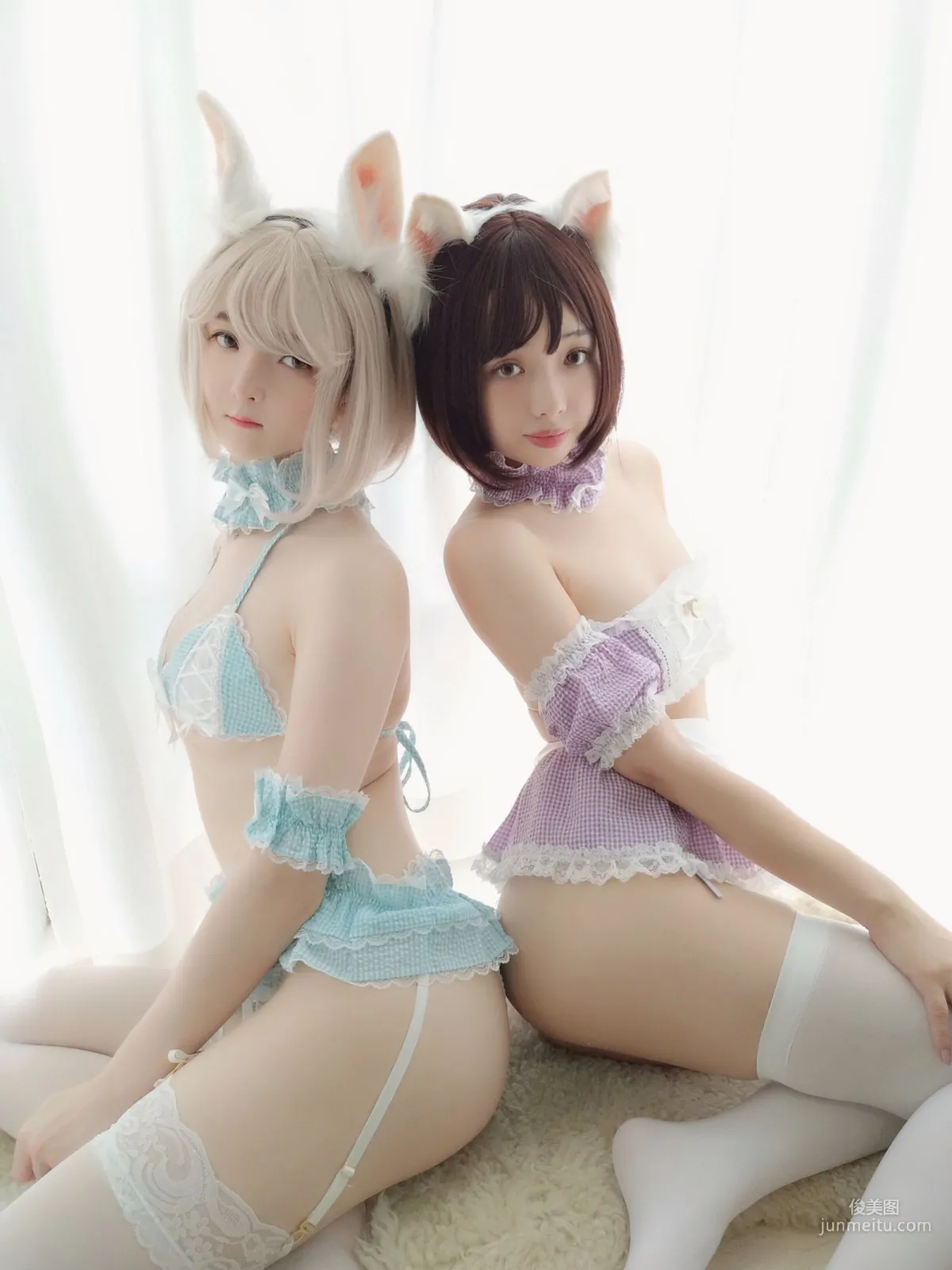 Yixiao Yangze & COSER Wenmei Bujiang Daoli 'Windbell Flower and Lavender' [COSPLAY] Photo Set photo 29
