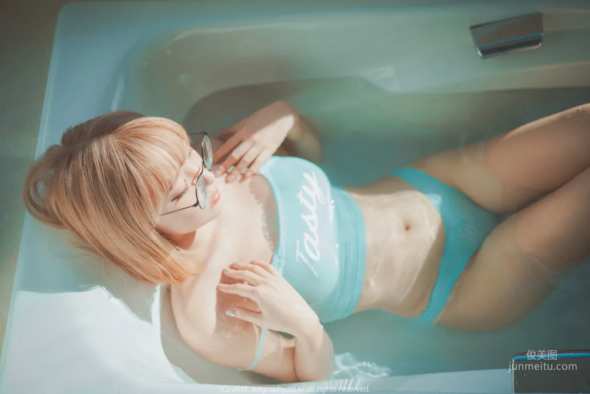 Big Bust Beauty Jiang Renqing, Lace Lingerie + Camisole [ARTGRAVIA] Photo Set photo 44