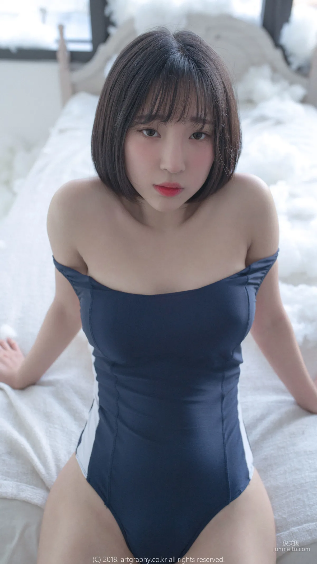 Girl Jiang Renqing, School Swimsuit and Balcony Private Shoot [ARTGRAVIA] VOL.045 Photo Set photo 12