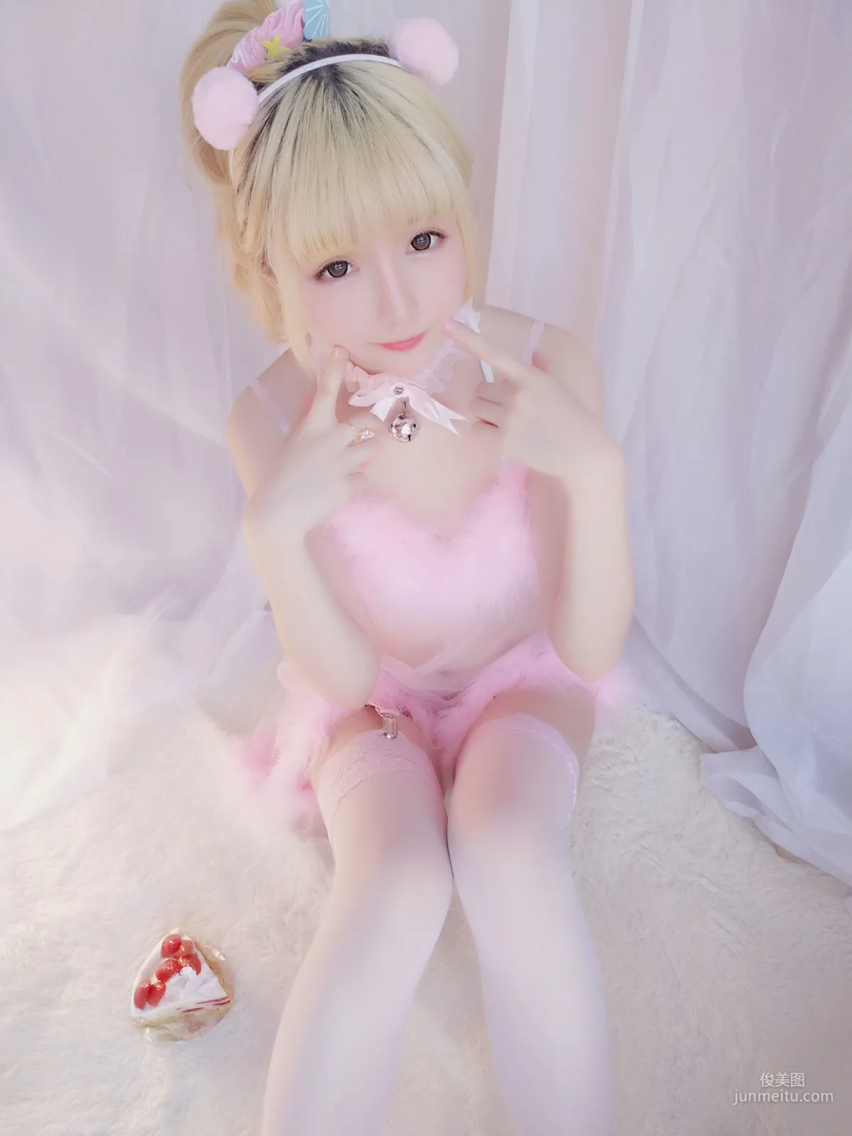 Xingzhi Chichi, Strawberry Pajamas Set, [Welfare COSPLAY] Photo Set photo 49