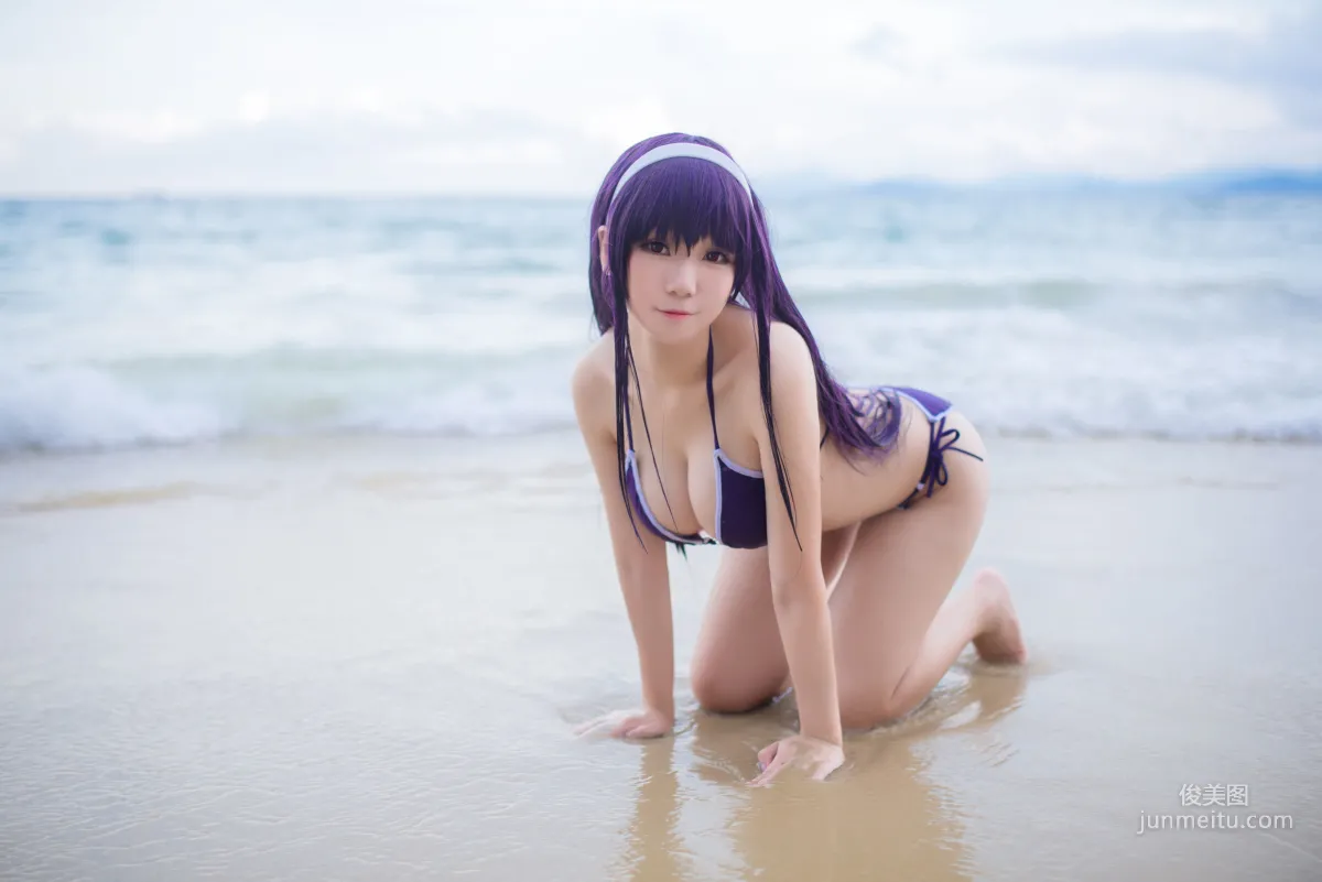 Baijin Saki Swimsuit [Sexy Cosplay] Photo Set photo 24