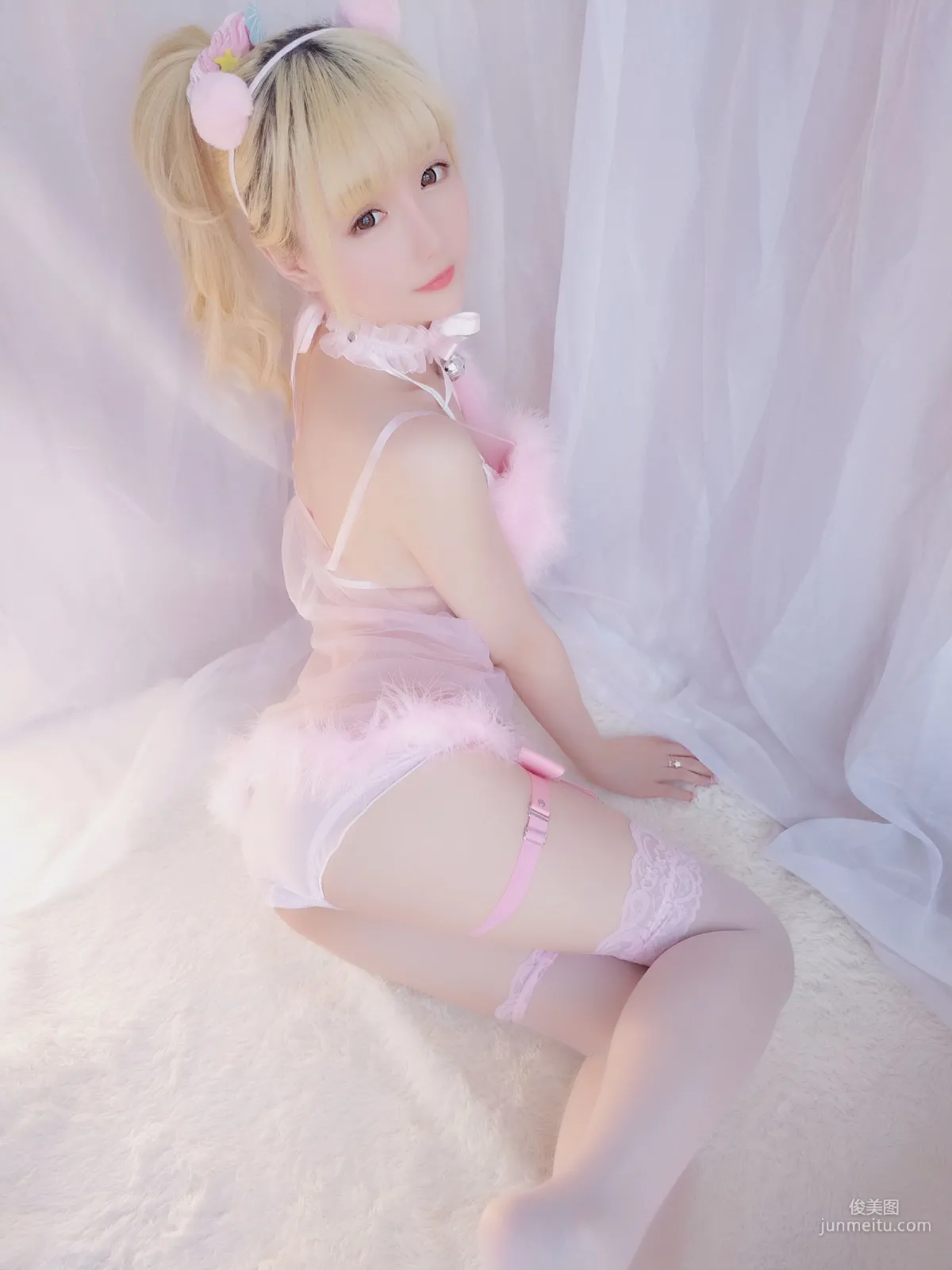 Xingzhi Chichi, Strawberry Pajamas Set, [Welfare COSPLAY] Photo Set photo 47