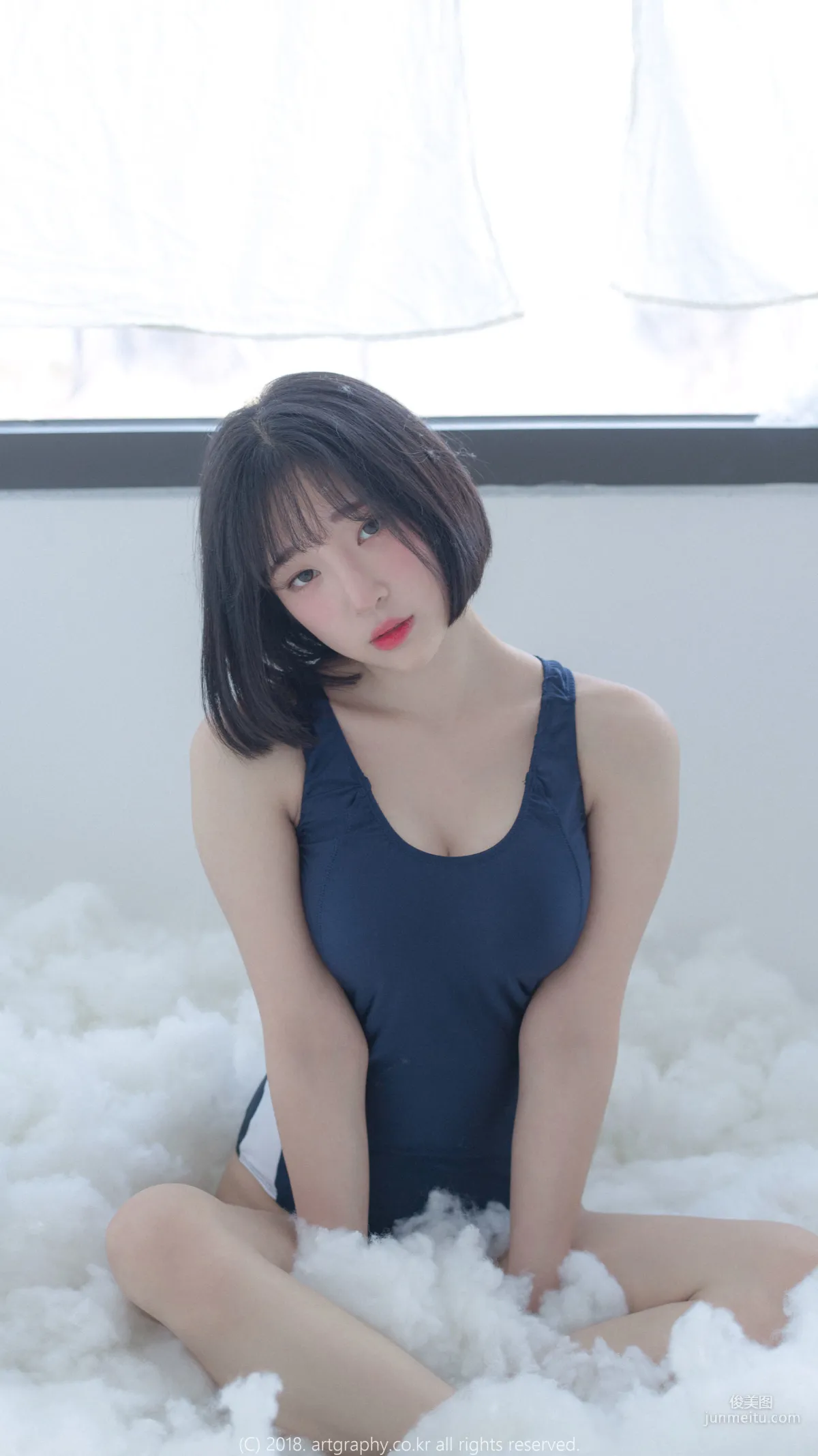 Girl Jiang Renqing, School Swimsuit and Balcony Private Shoot [ARTGRAVIA] VOL.045 Photo Set photo 5