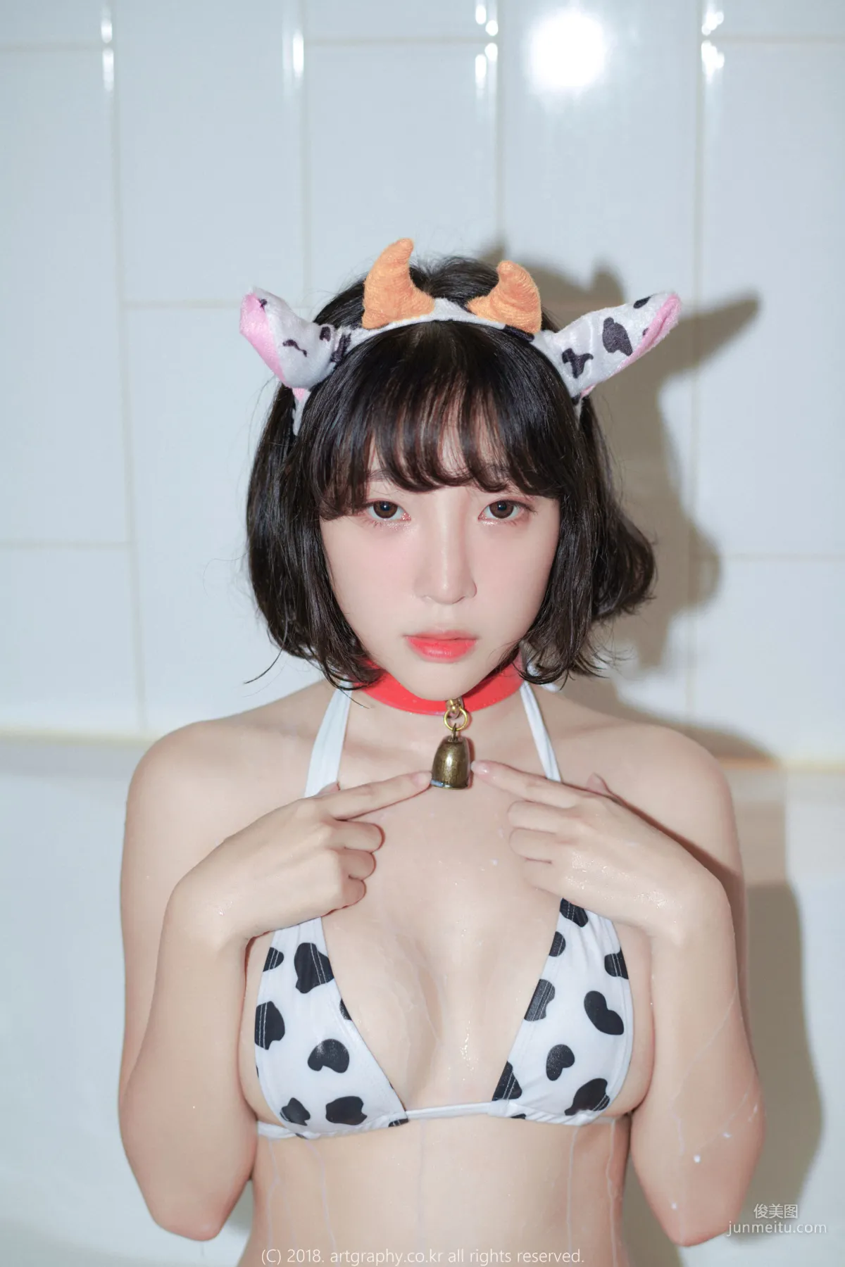 Jiang Renqing White Cat Girl + Cow Beauty [Web Idols] VOL.039 Photo Set photo 27