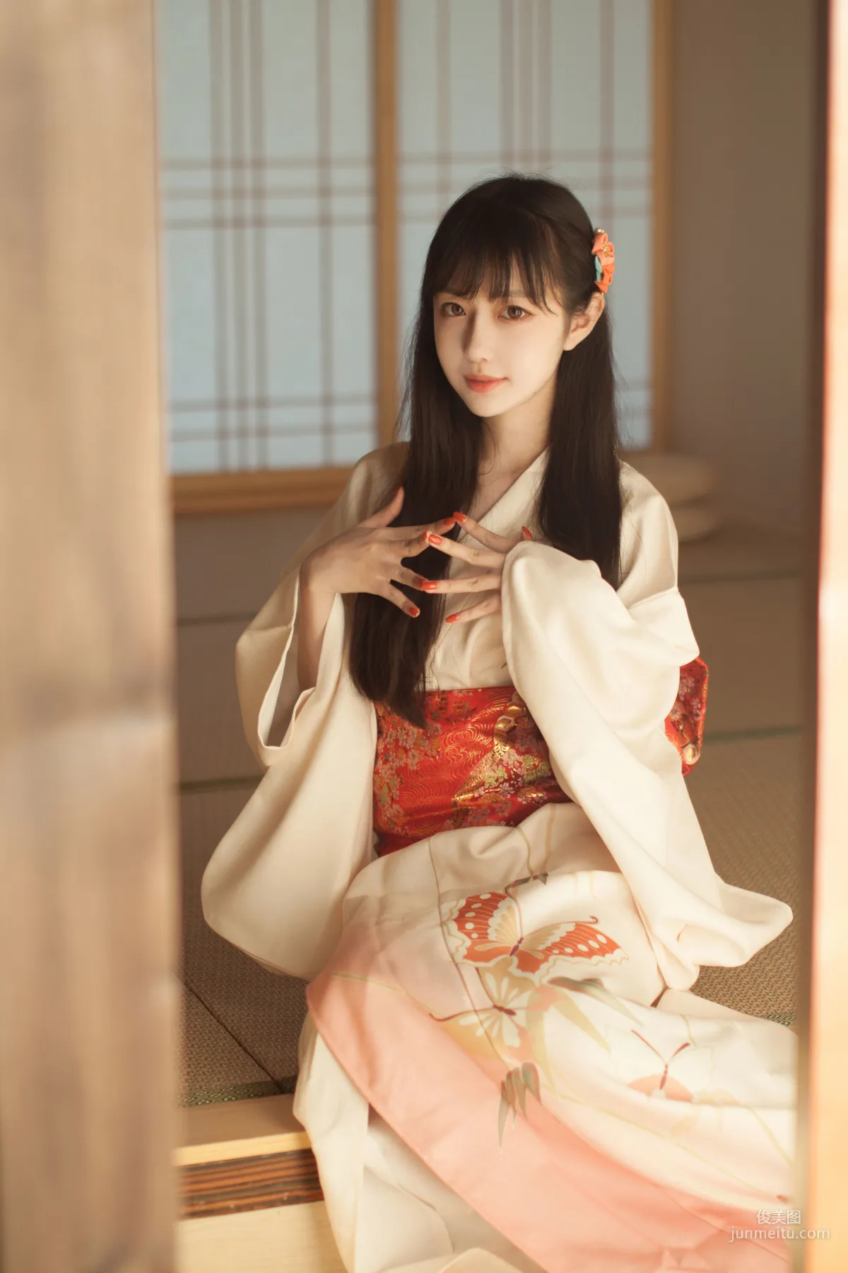 Shika Xiao Lulu, Kimono [Cosplay Fan Service] Photo Set photo 4
