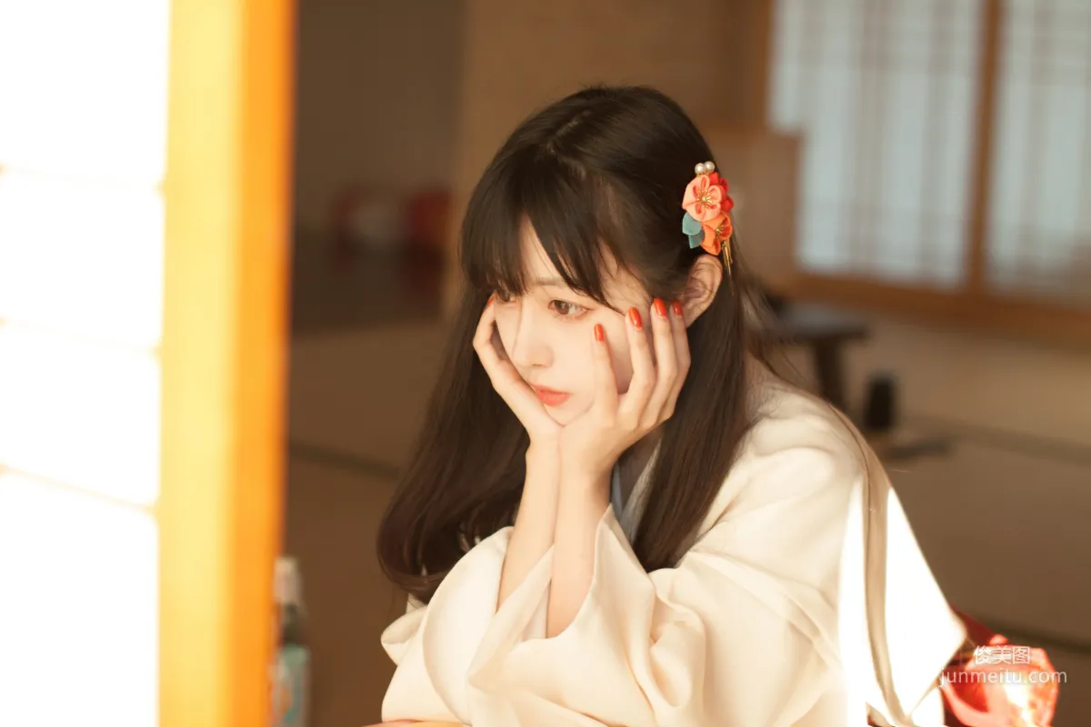 Shika Xiao Lulu, Kimono [Cosplay Fan Service] Photo Set photo 10