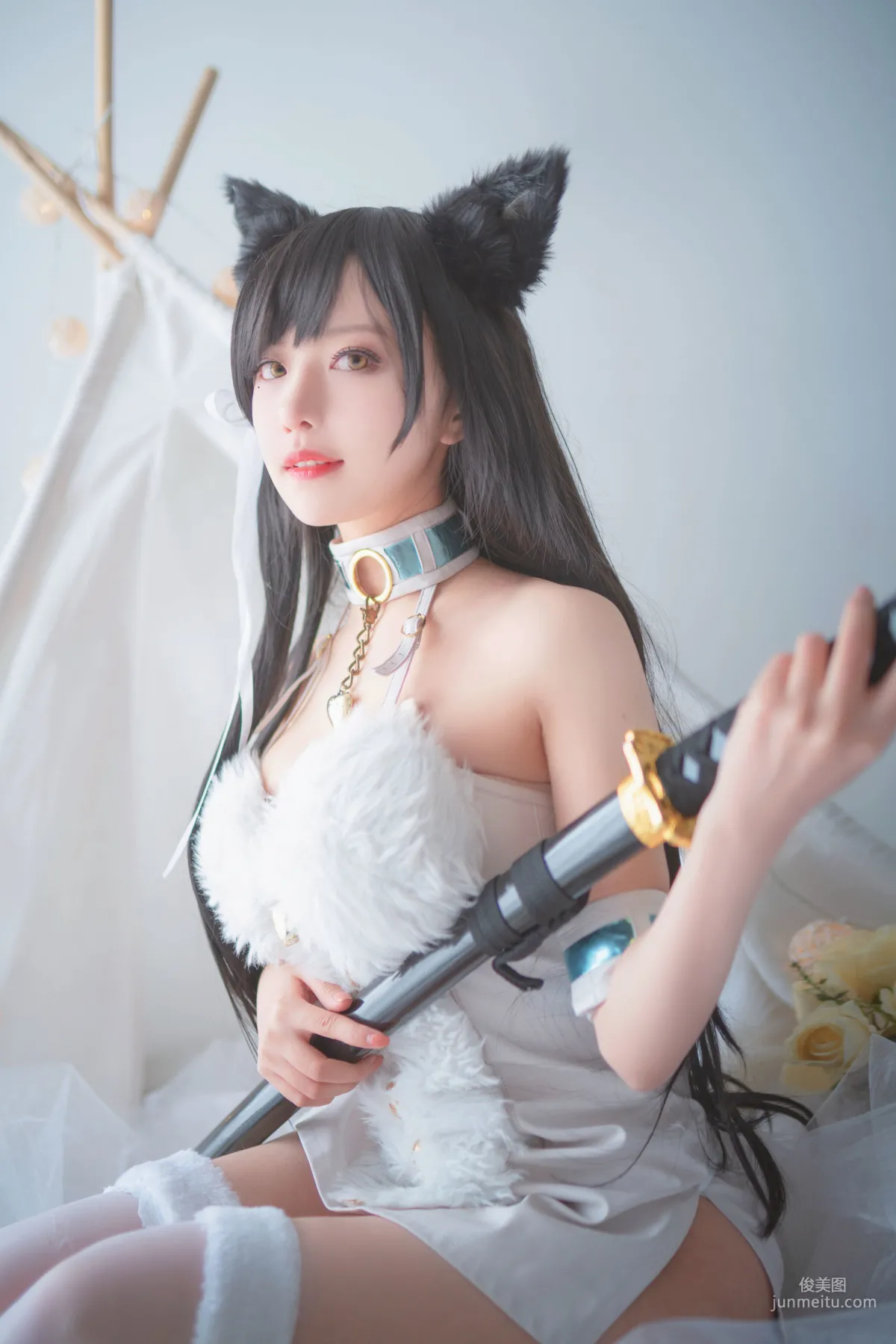 COSER Xiao Lulu Shika, Atago Doujin Fuli [COSPLAY Fuli] Photo Set photo 9
