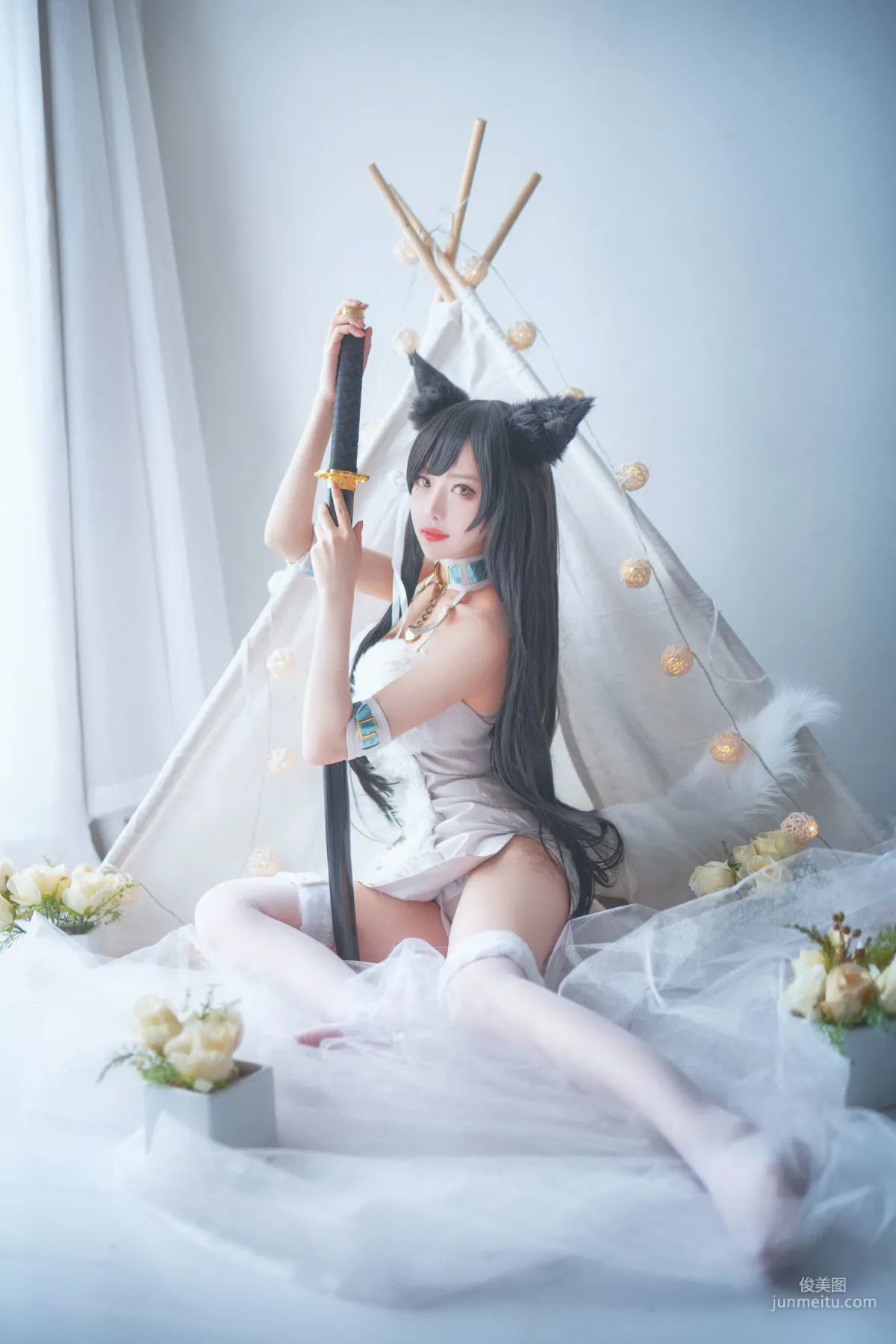 COSER Xiao Lulu Shika, Atago Doujin Fuli [COSPLAY Fuli] Photo Set photo 1