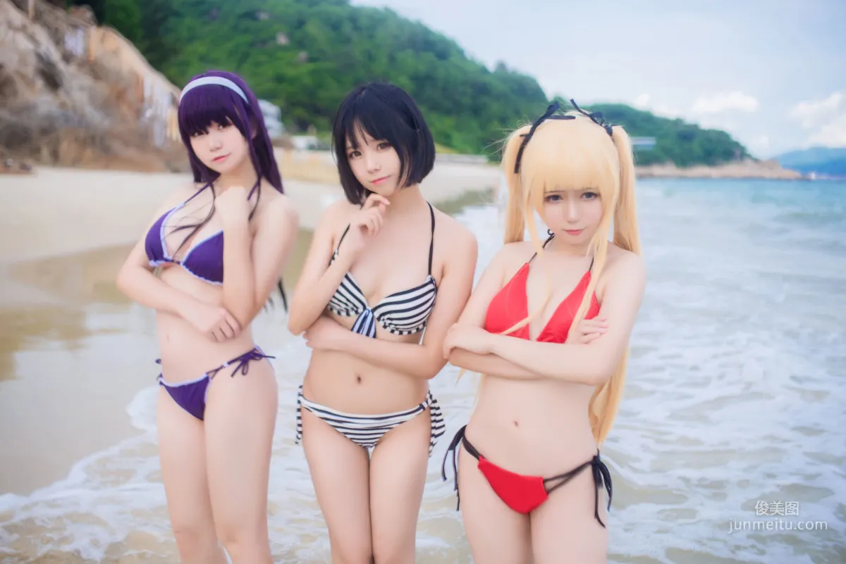 Baijin Saki Swimsuit [Sexy Cosplay] Photo Set photo 13