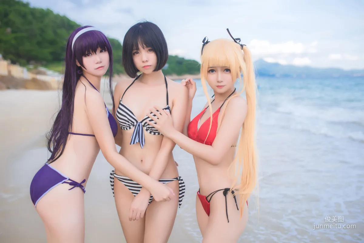 Baijin Saki Swimsuit [Sexy Cosplay] Photo Set photo 2