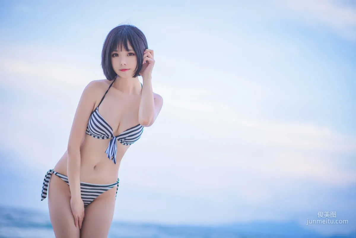 Baijin Saki Swimsuit [Sexy Cosplay] Photo Set photo 11