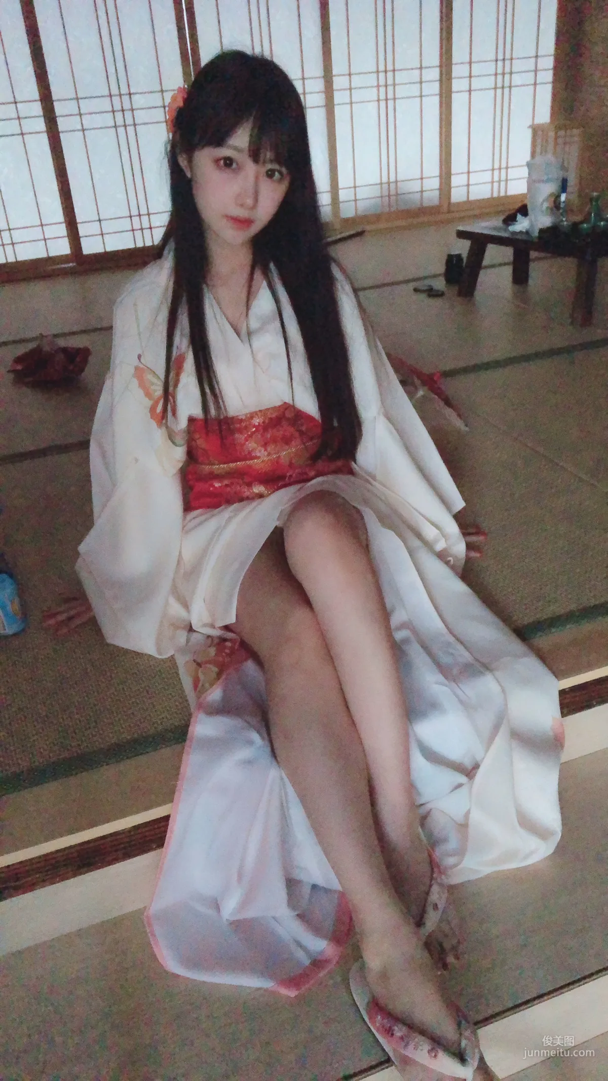 Shika Xiao Lulu, Kimono [Cosplay Fan Service] Photo Set photo 18