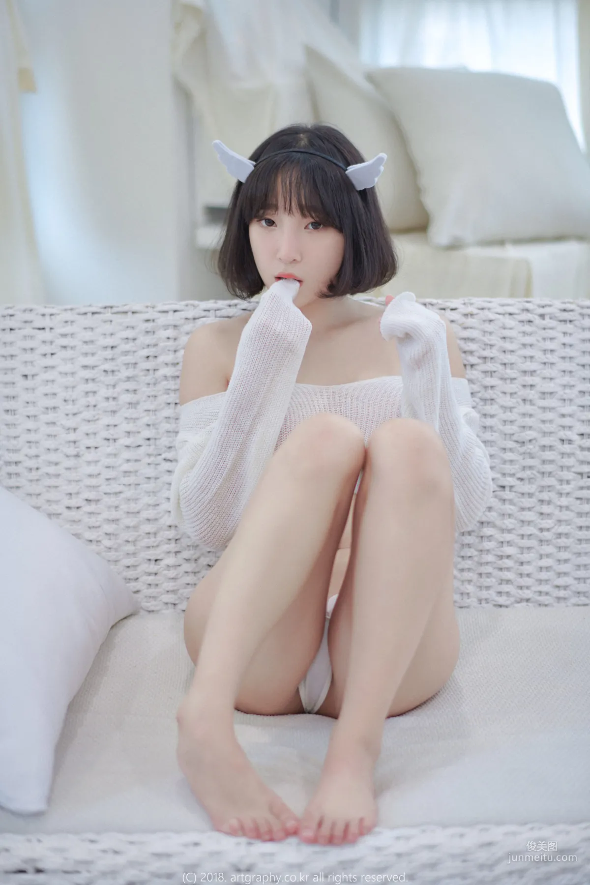 Jiang Renqing White Cat Girl + Cow Beauty [Web Idols] VOL.039 Photo Set photo 20