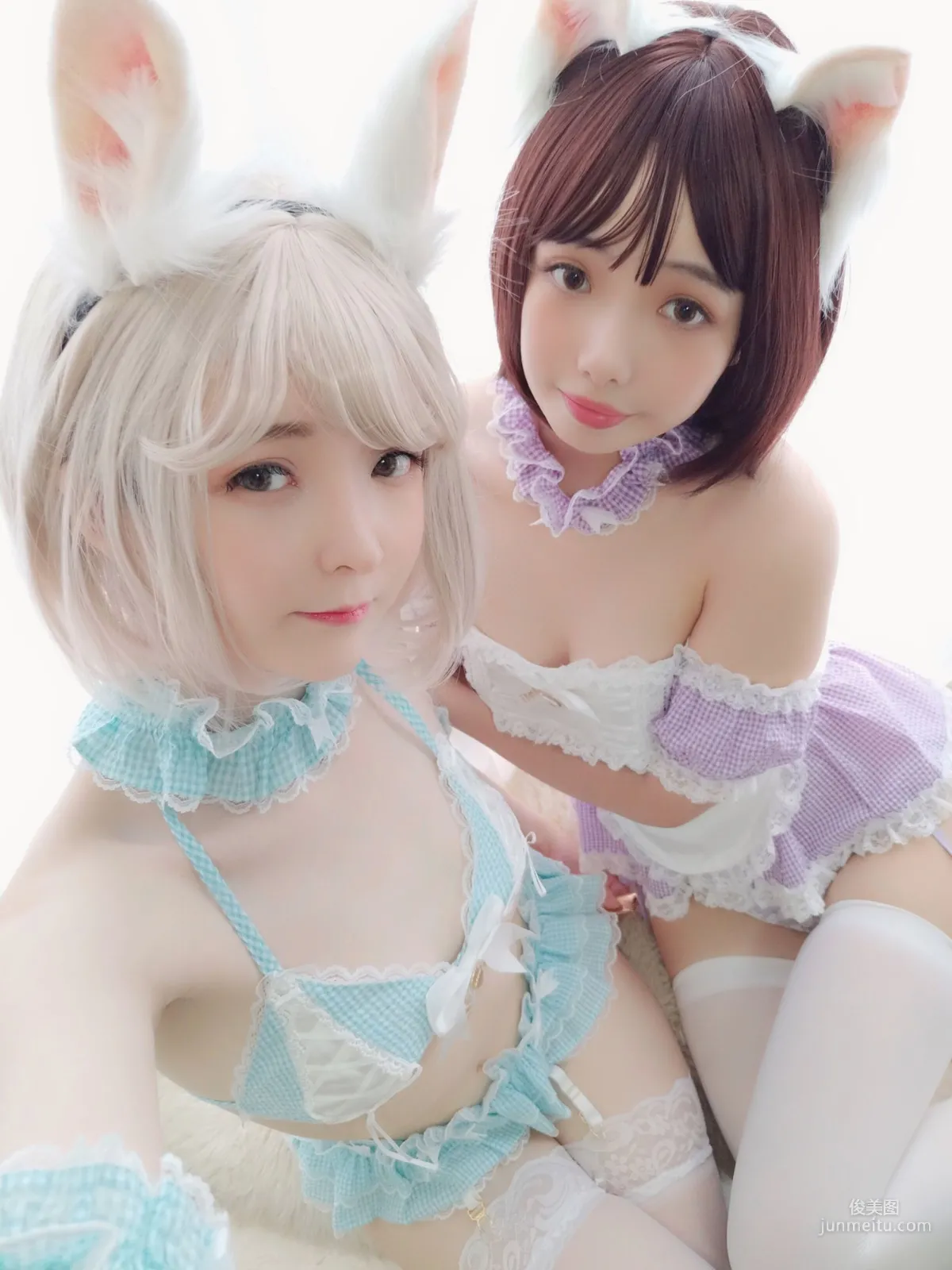 Yixiao Yangze & COSER Wenmei Bujiang Daoli 'Windbell Flower and Lavender' [COSPLAY] Photo Set photo 31